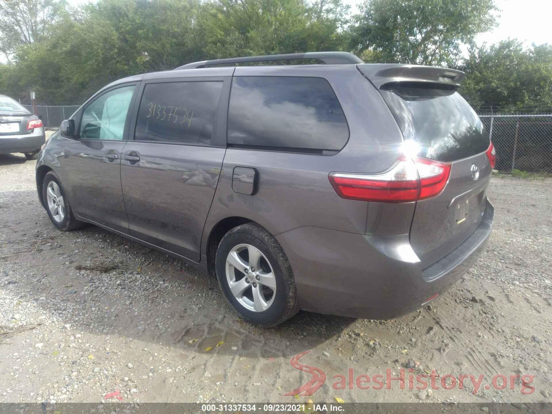 5TDKK3DC9GS714211 2016 TOYOTA SIENNA