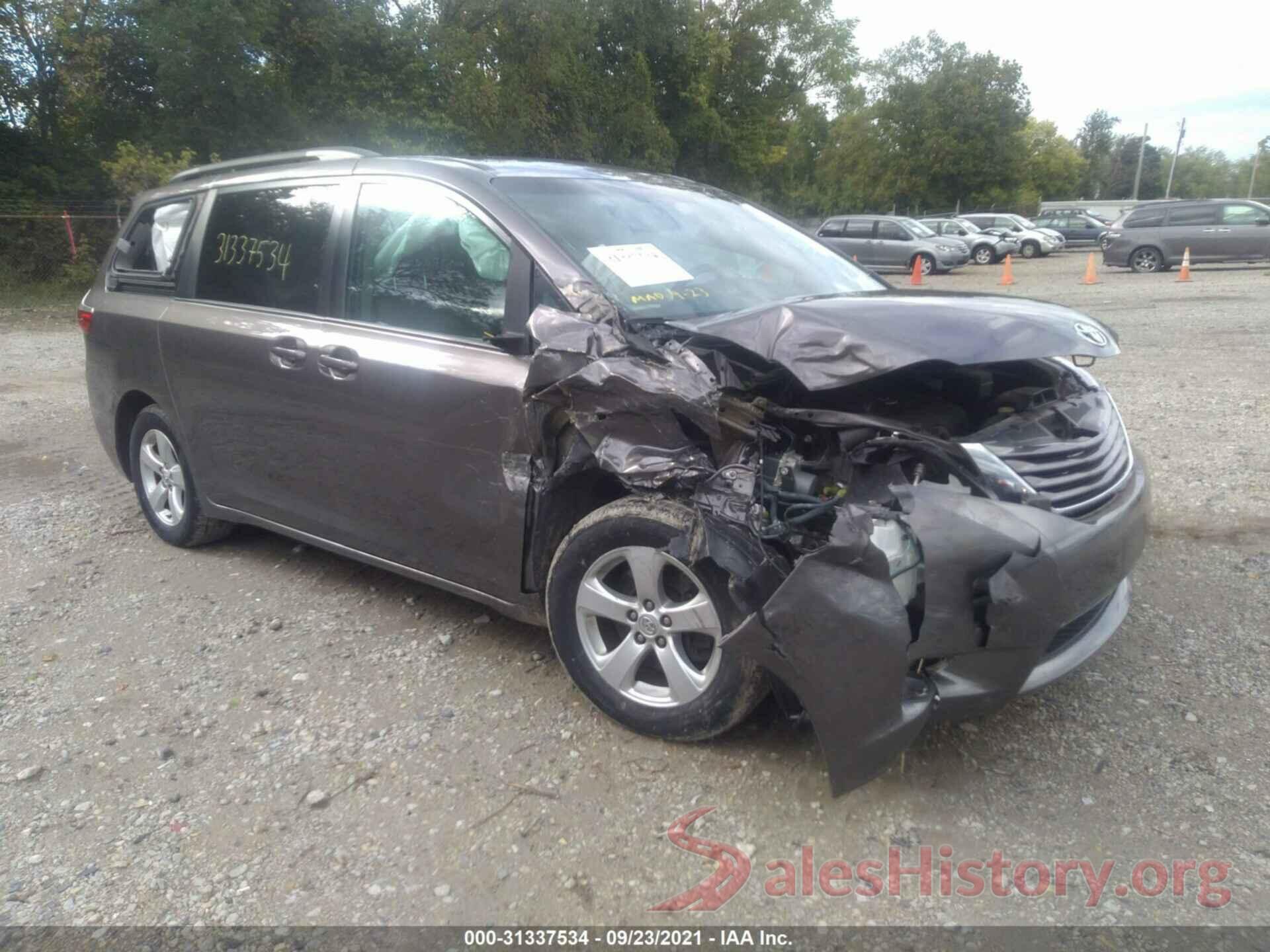 5TDKK3DC9GS714211 2016 TOYOTA SIENNA