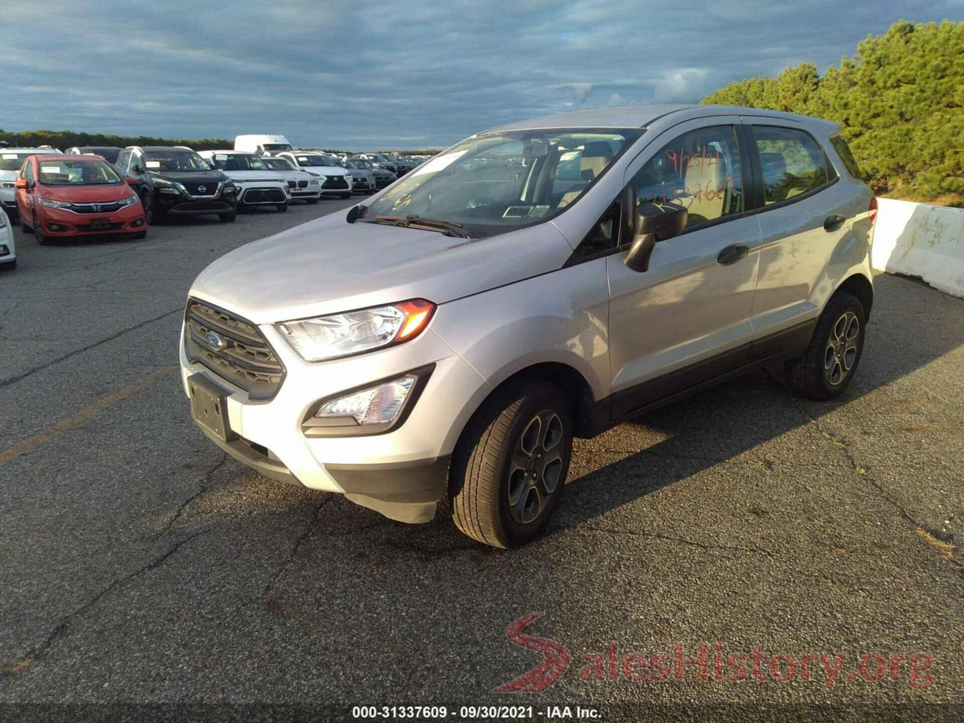 MAJ6S3FLXKC290584 2019 FORD ECOSPORT