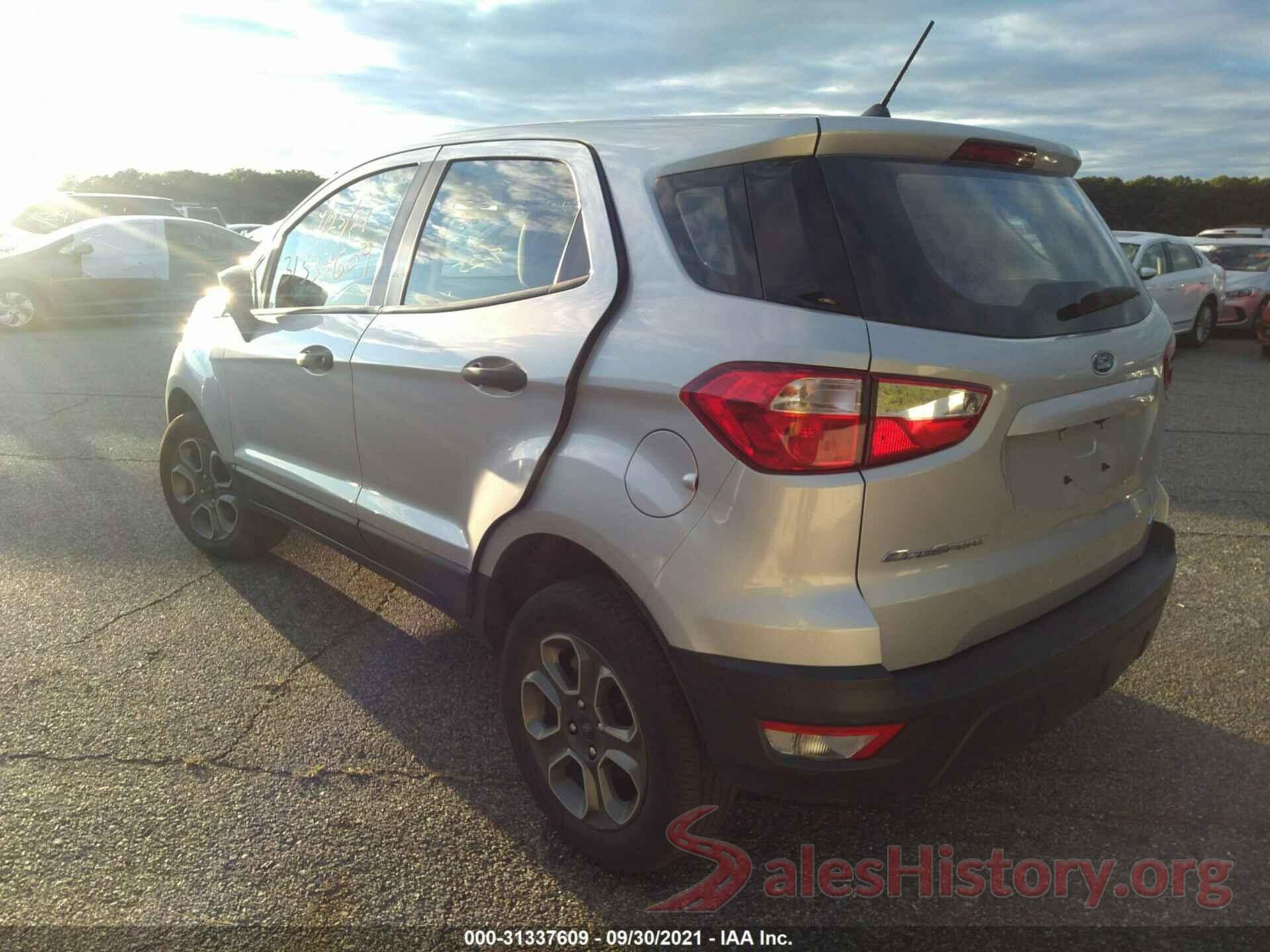 MAJ6S3FLXKC290584 2019 FORD ECOSPORT