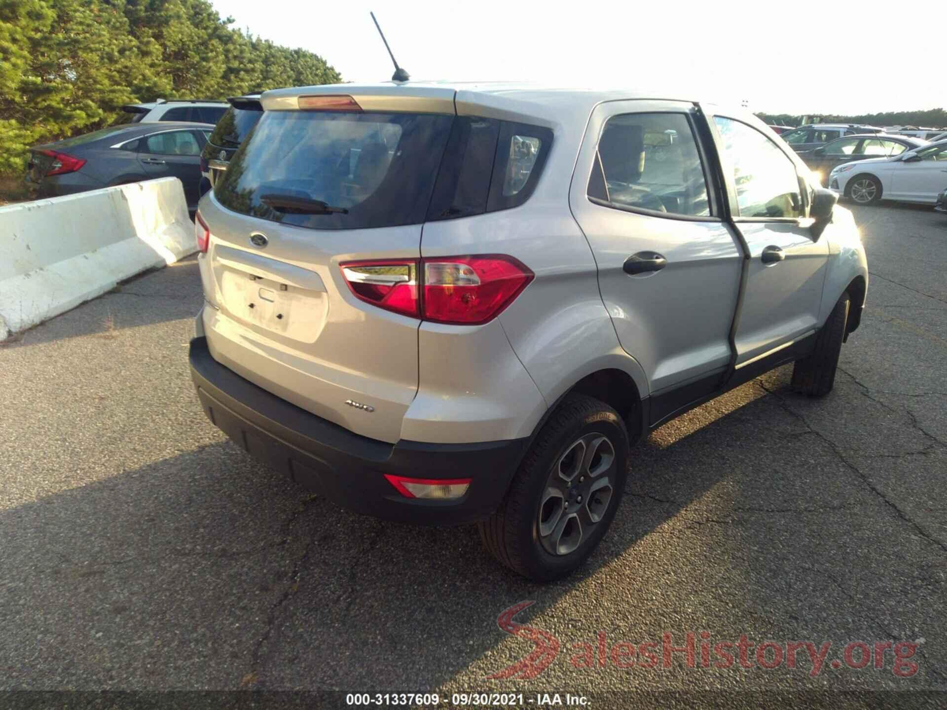 MAJ6S3FLXKC290584 2019 FORD ECOSPORT