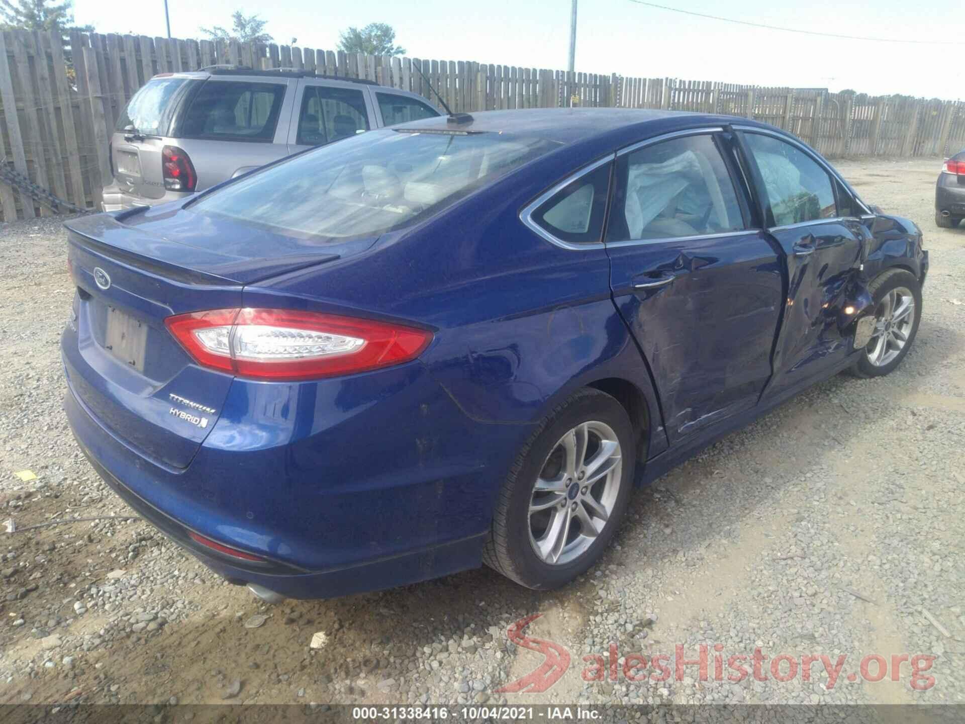 3FA6P0RU7GR170481 2016 FORD FUSION