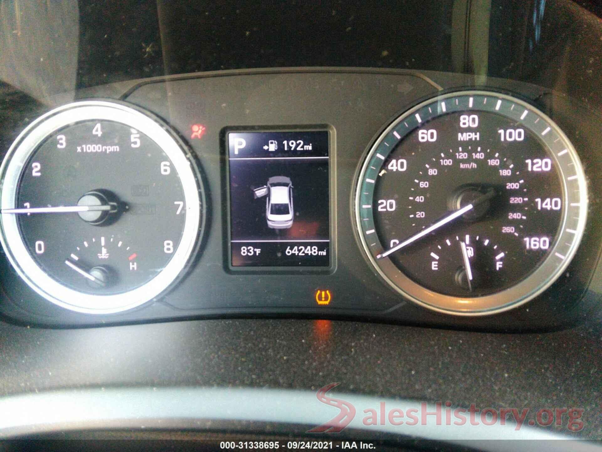 5NPE24AF7KH734571 2019 HYUNDAI SONATA