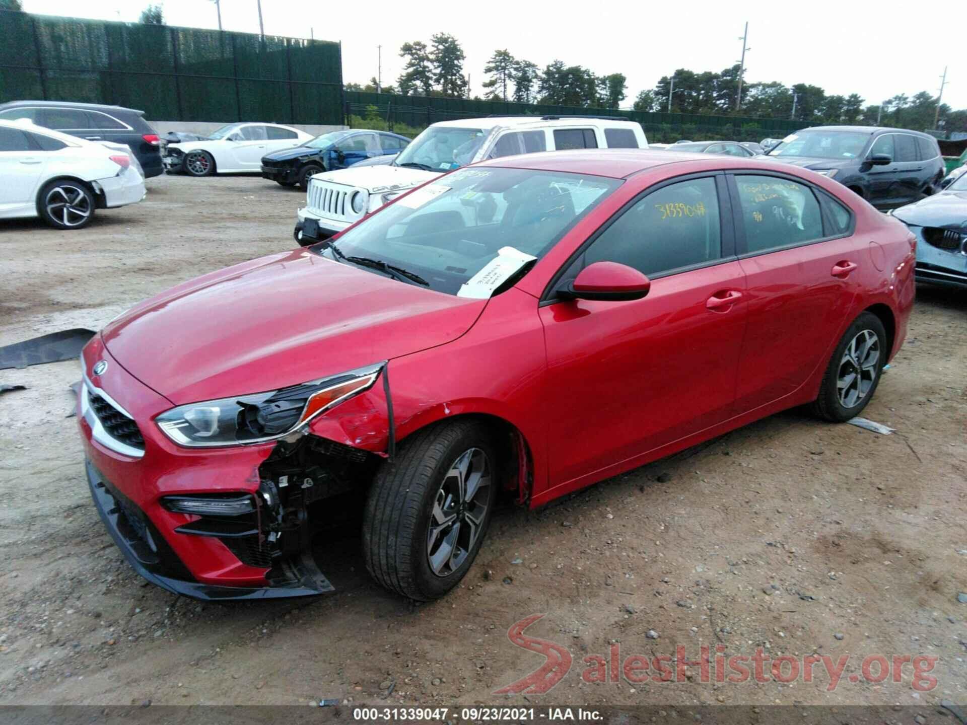 3KPF24AD9LE152142 2020 KIA FORTE