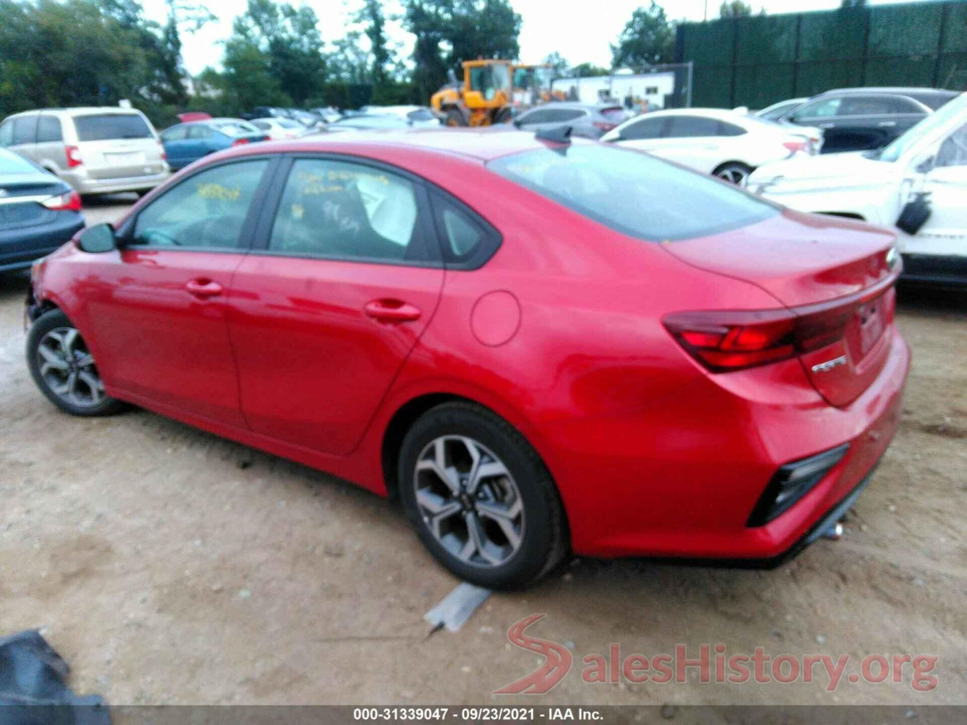 3KPF24AD9LE152142 2020 KIA FORTE