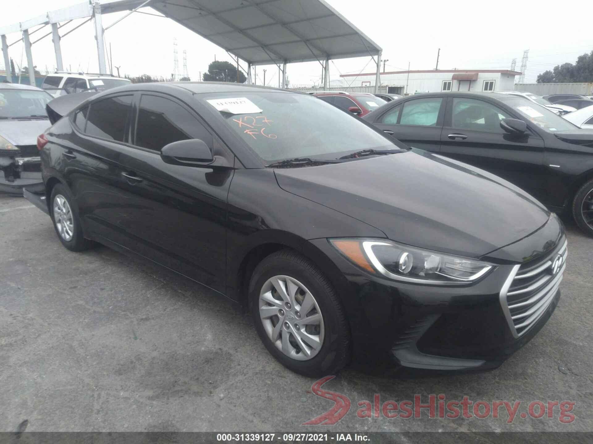 5NPD74LFXHH081382 2017 HYUNDAI ELANTRA