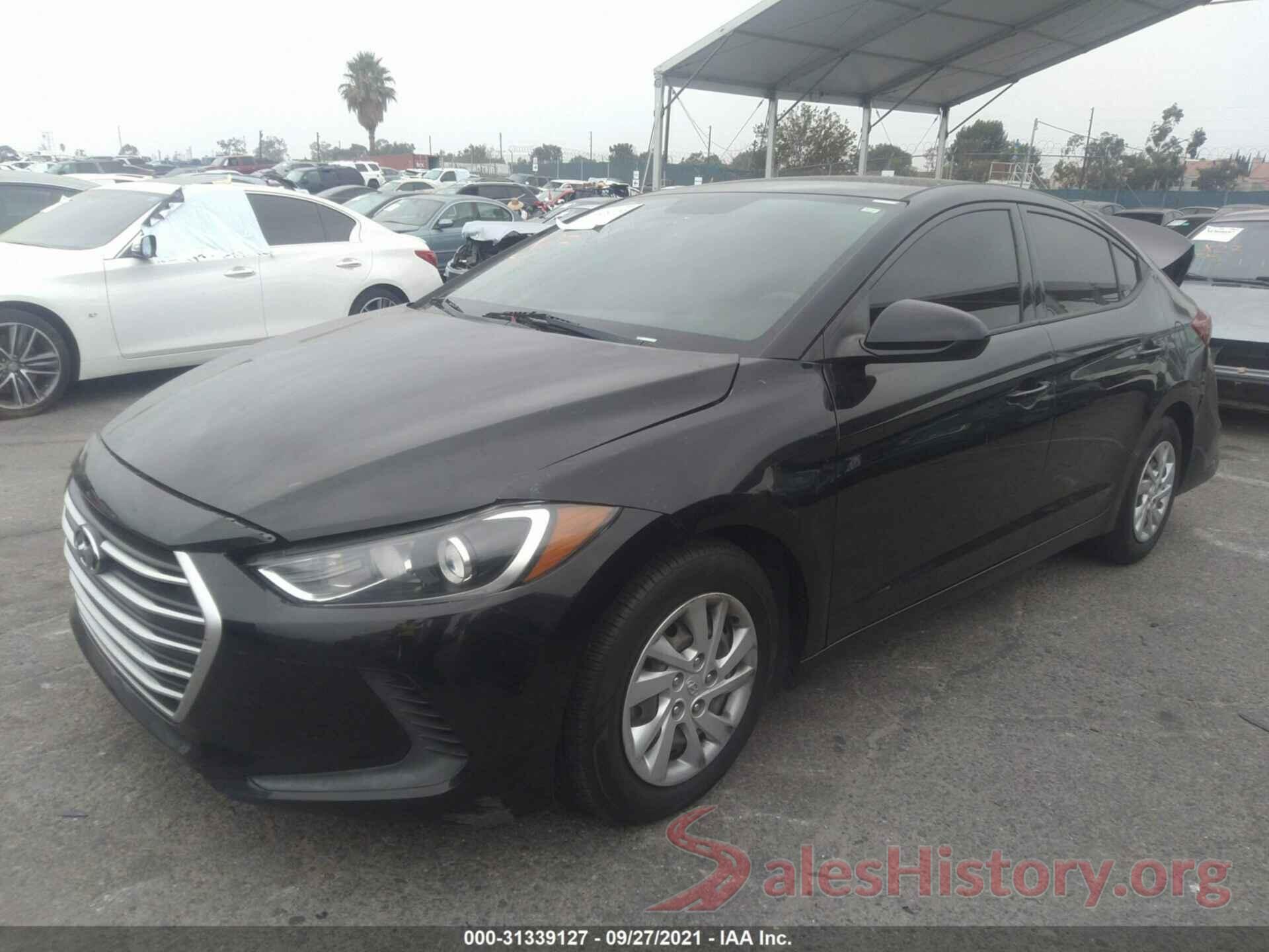 5NPD74LFXHH081382 2017 HYUNDAI ELANTRA