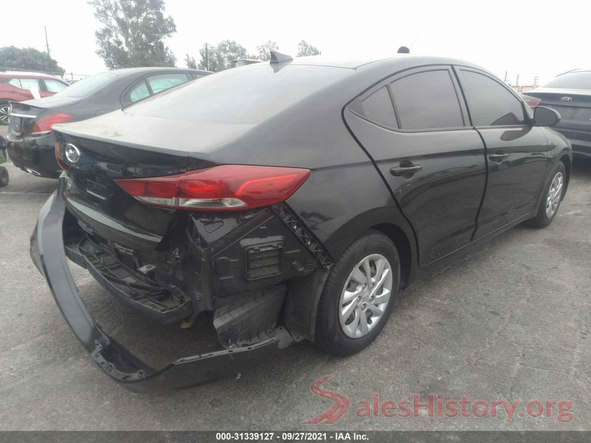 5NPD74LFXHH081382 2017 HYUNDAI ELANTRA