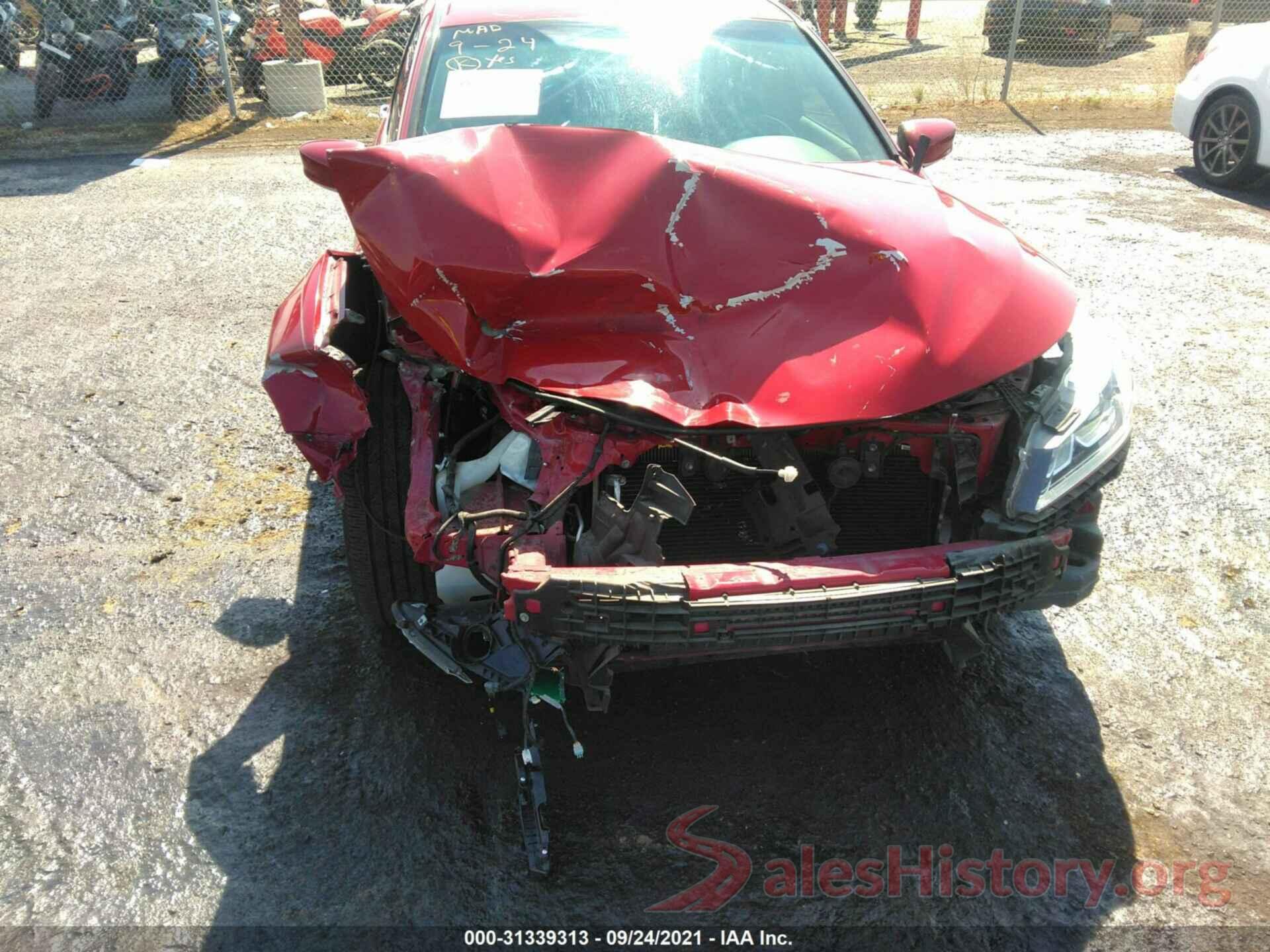 1HGCR2F5XGA137048 2016 HONDA ACCORD SEDAN