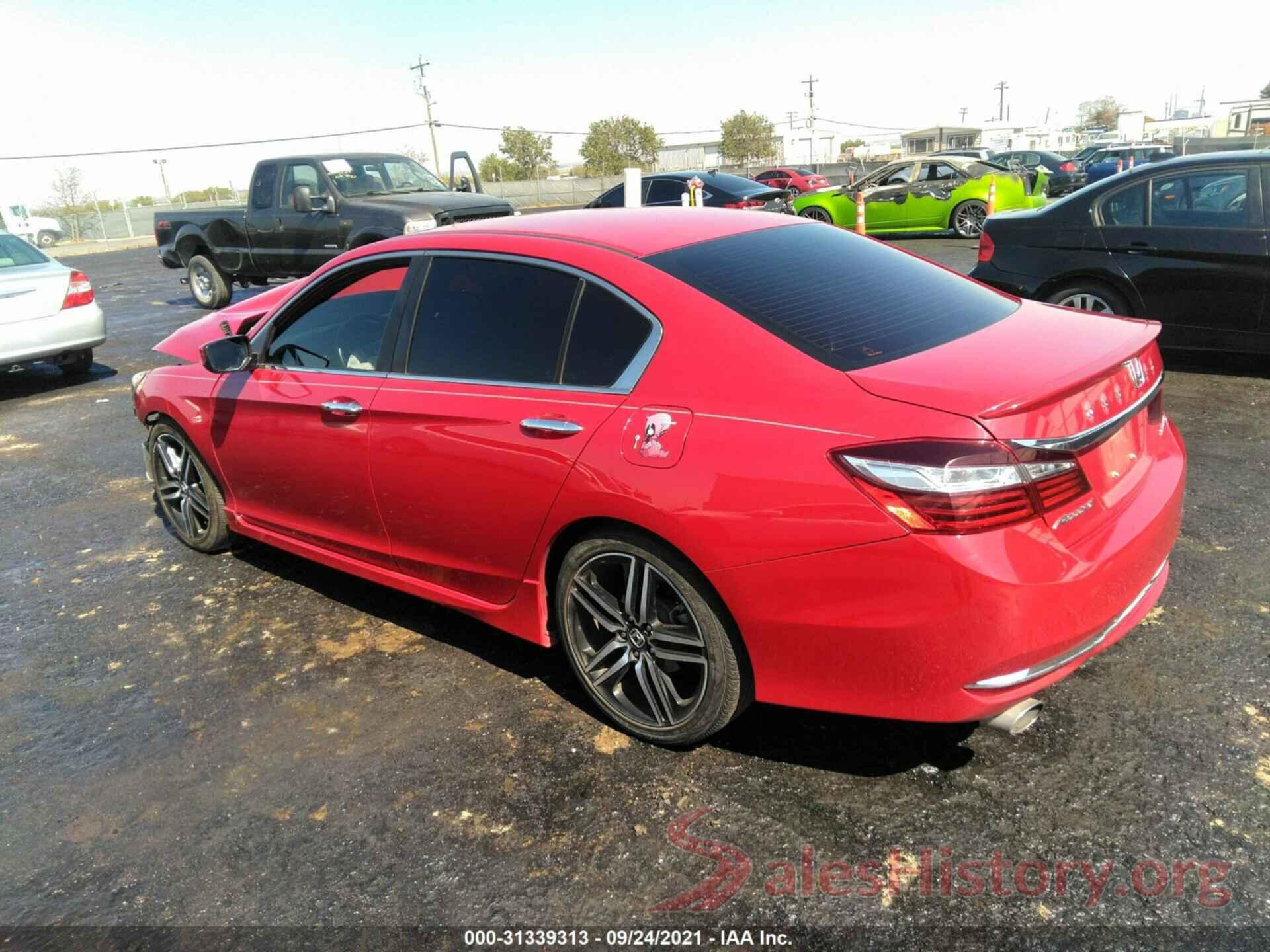 1HGCR2F5XGA137048 2016 HONDA ACCORD SEDAN