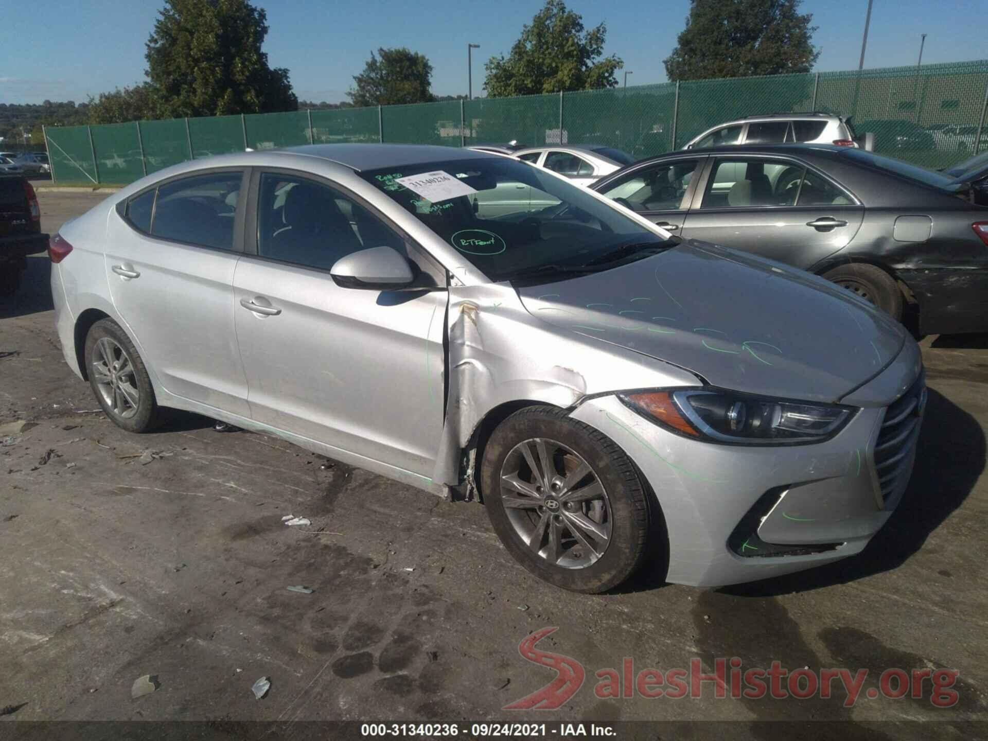 5NPD84LF1JH221662 2018 HYUNDAI ELANTRA