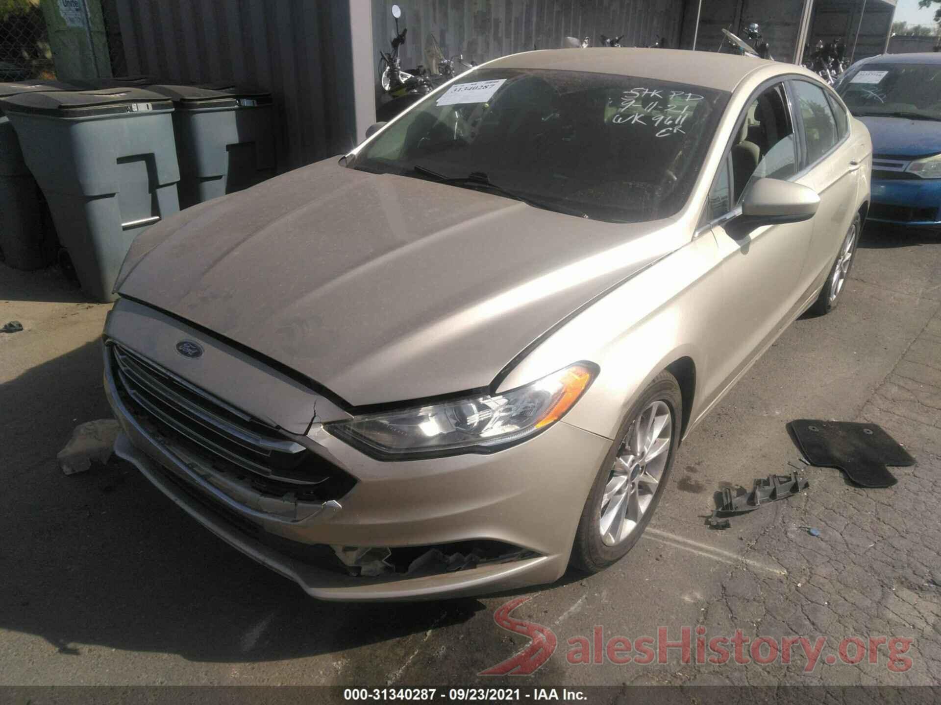 3FA6P0H71HR109611 2017 FORD FUSION