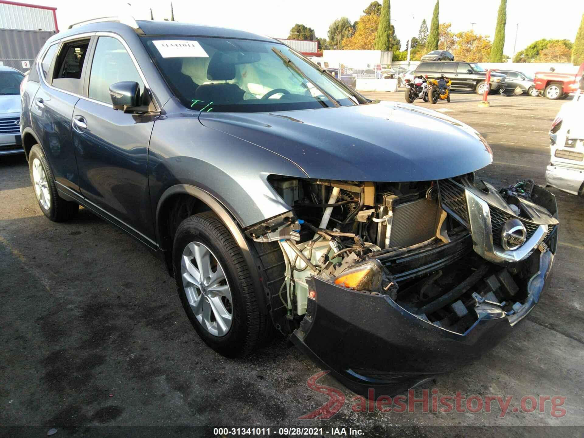 5N1AT2MT1GC867312 2016 NISSAN ROGUE