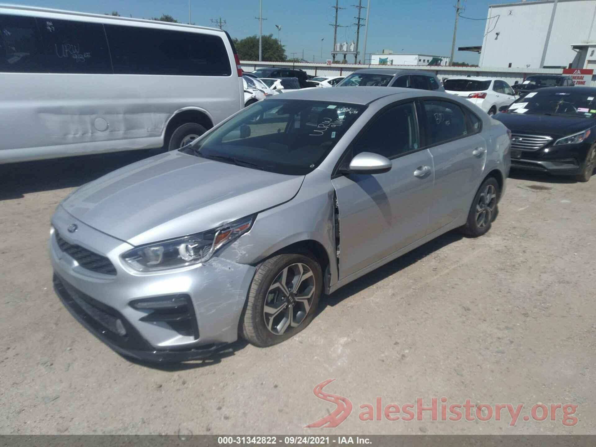 3KPF24ADXLE202224 2020 KIA FORTE