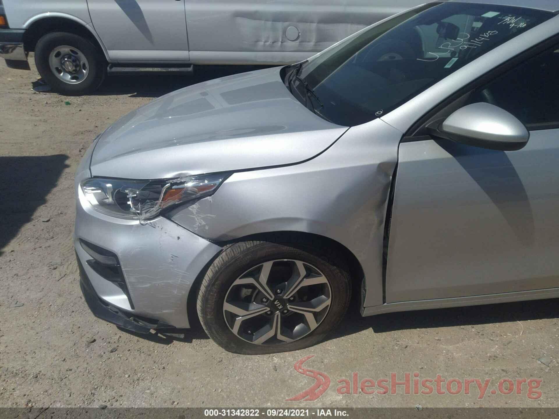 3KPF24ADXLE202224 2020 KIA FORTE