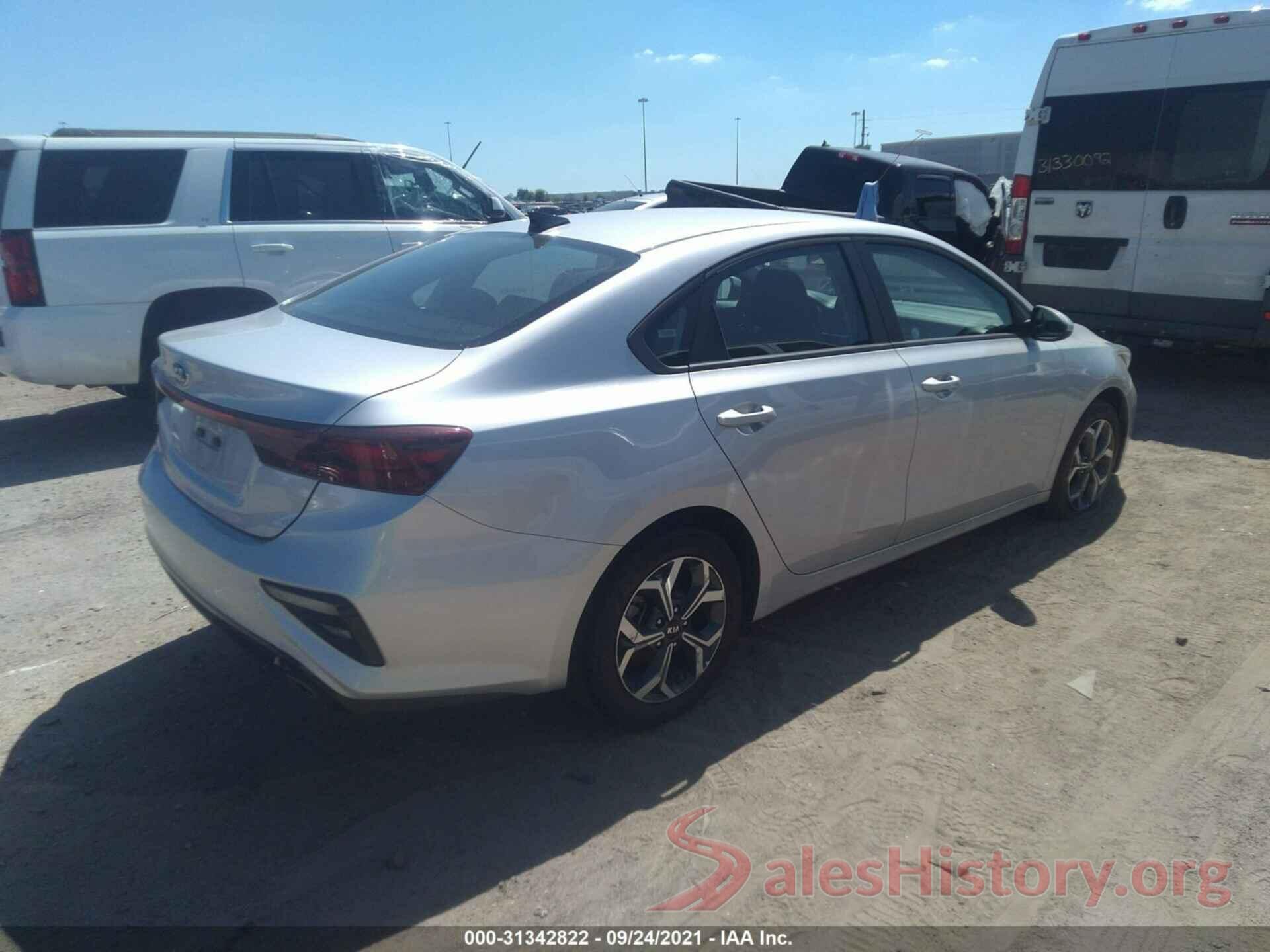 3KPF24ADXLE202224 2020 KIA FORTE