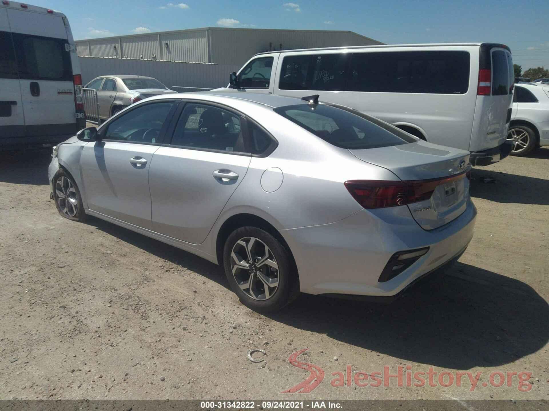 3KPF24ADXLE202224 2020 KIA FORTE