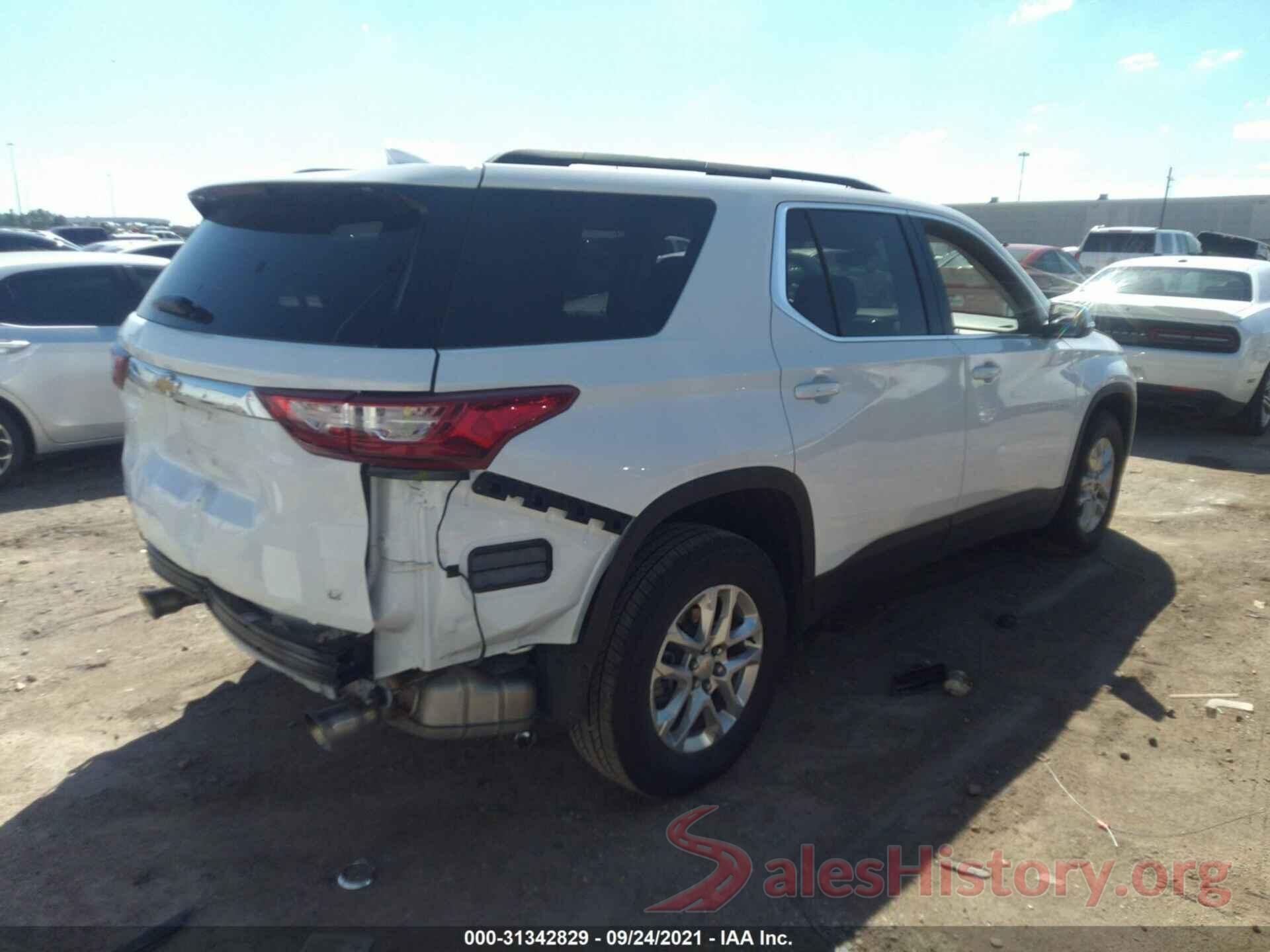 1GNERGKW8MJ166005 2021 CHEVROLET TRAVERSE