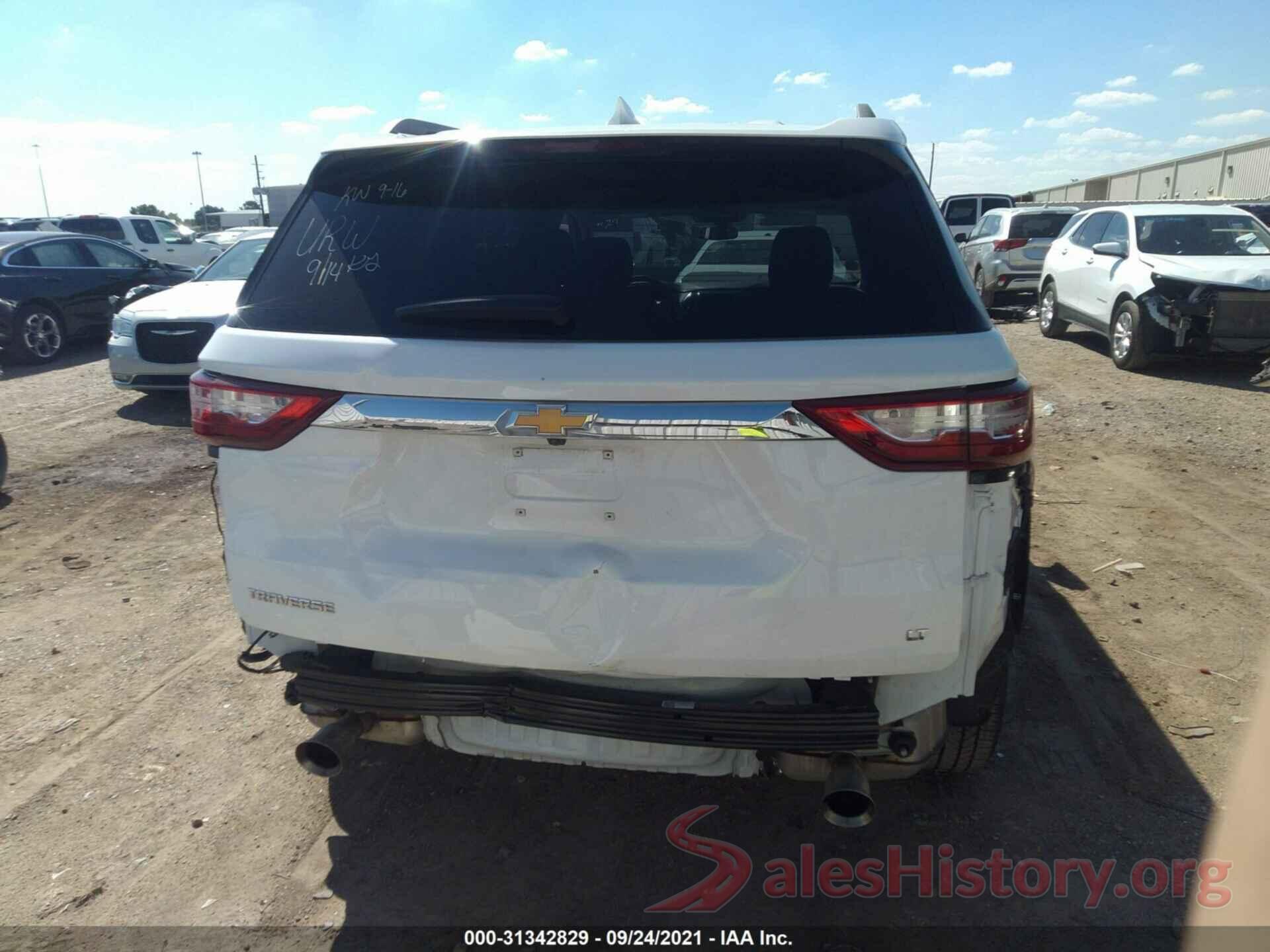 1GNERGKW8MJ166005 2021 CHEVROLET TRAVERSE