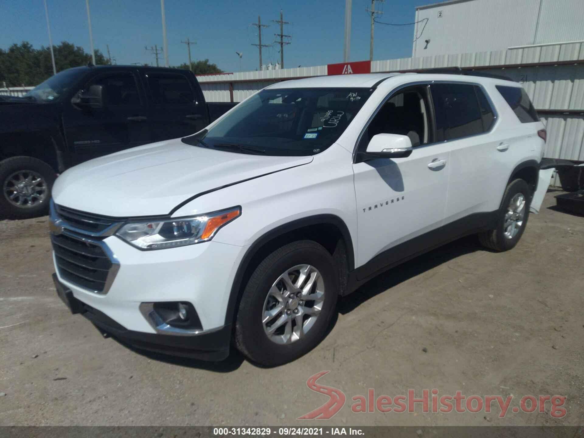 1GNERGKW8MJ166005 2021 CHEVROLET TRAVERSE