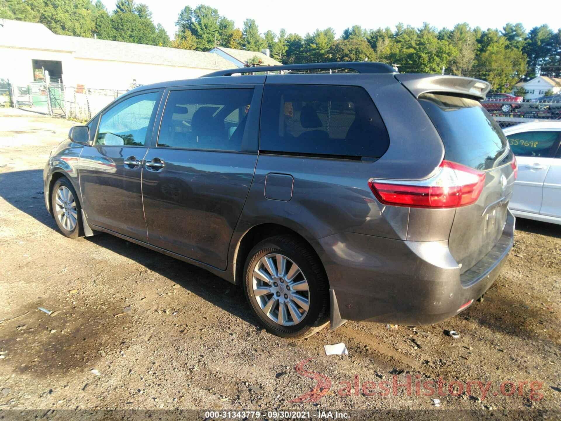 5TDDZ3DC3HS163179 2017 TOYOTA SIENNA