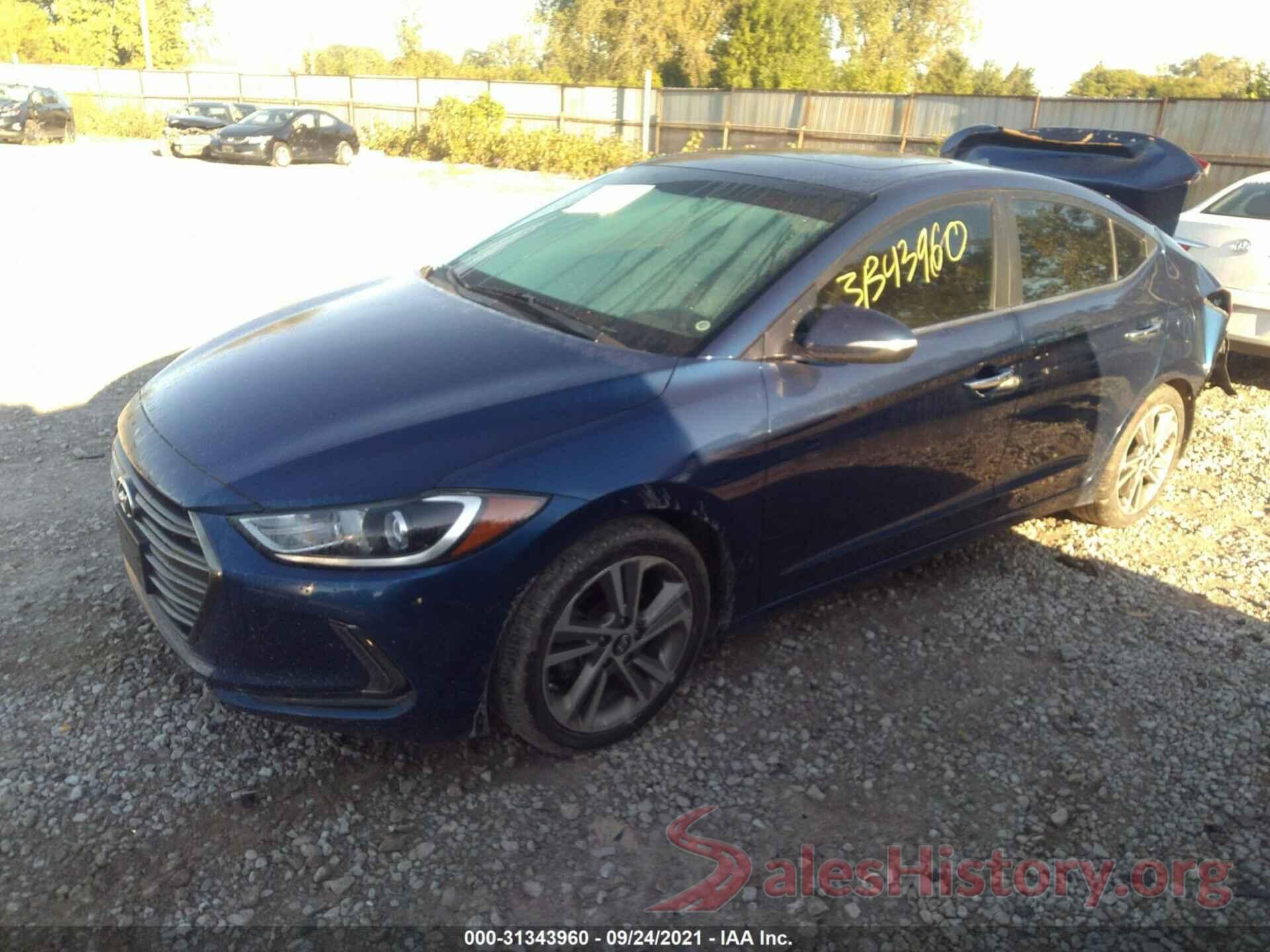 5NPD84LF0HH128738 2017 HYUNDAI ELANTRA