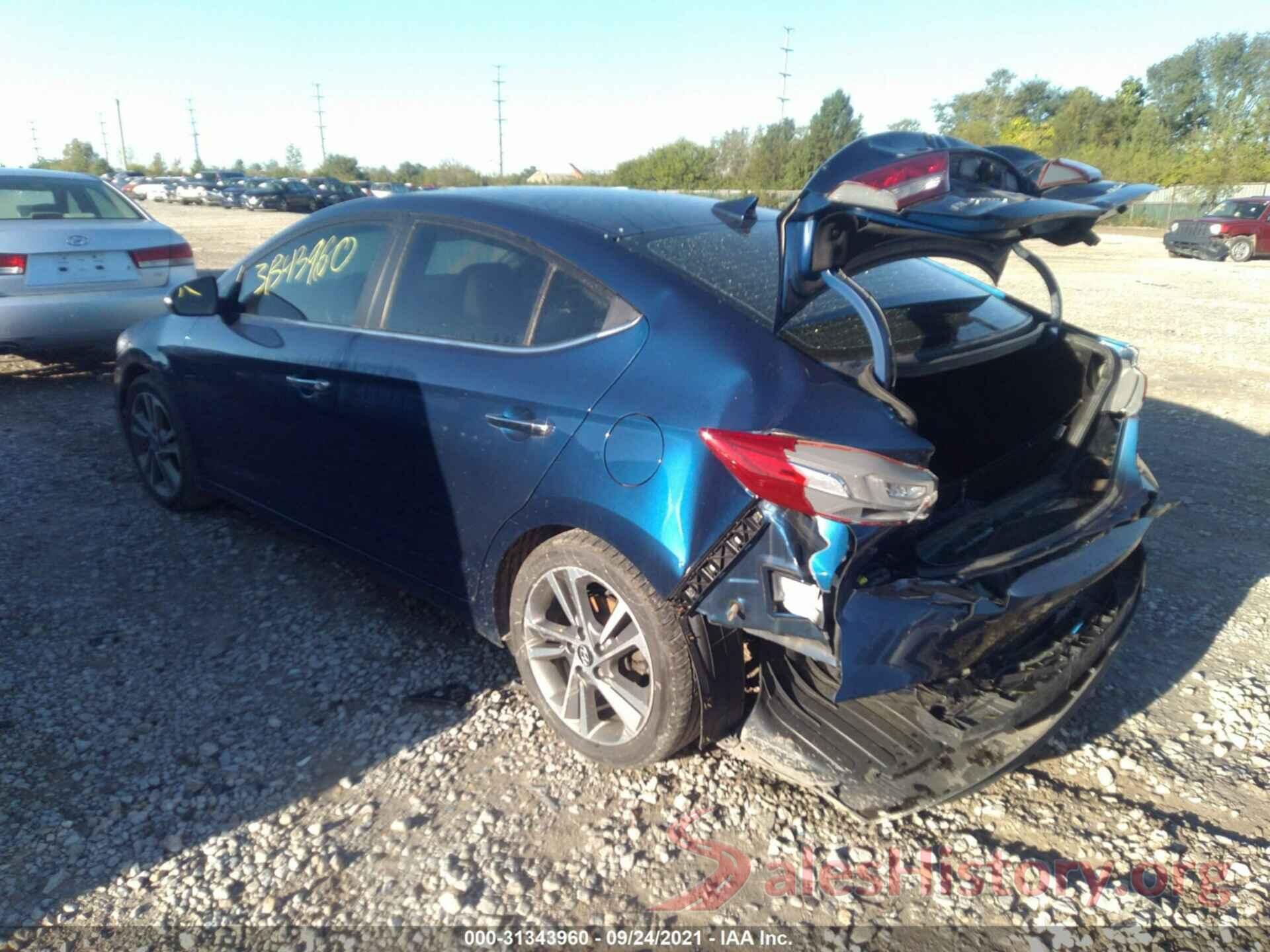 5NPD84LF0HH128738 2017 HYUNDAI ELANTRA