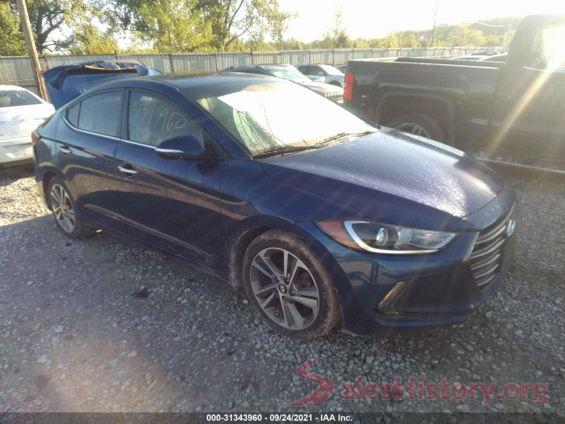 5NPD84LF0HH128738 2017 HYUNDAI ELANTRA