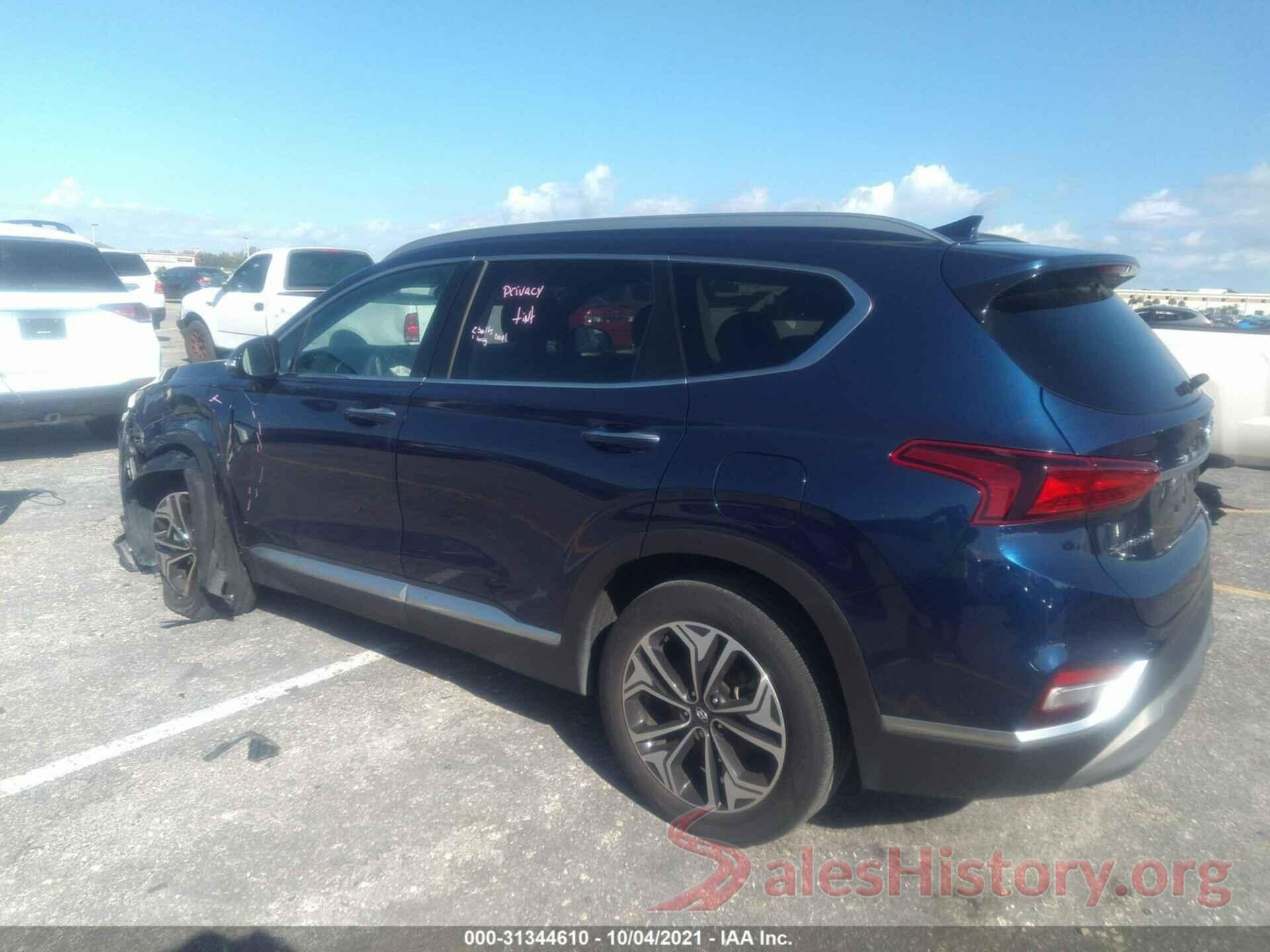 5NMS53AAXKH058137 2019 HYUNDAI SANTA FE