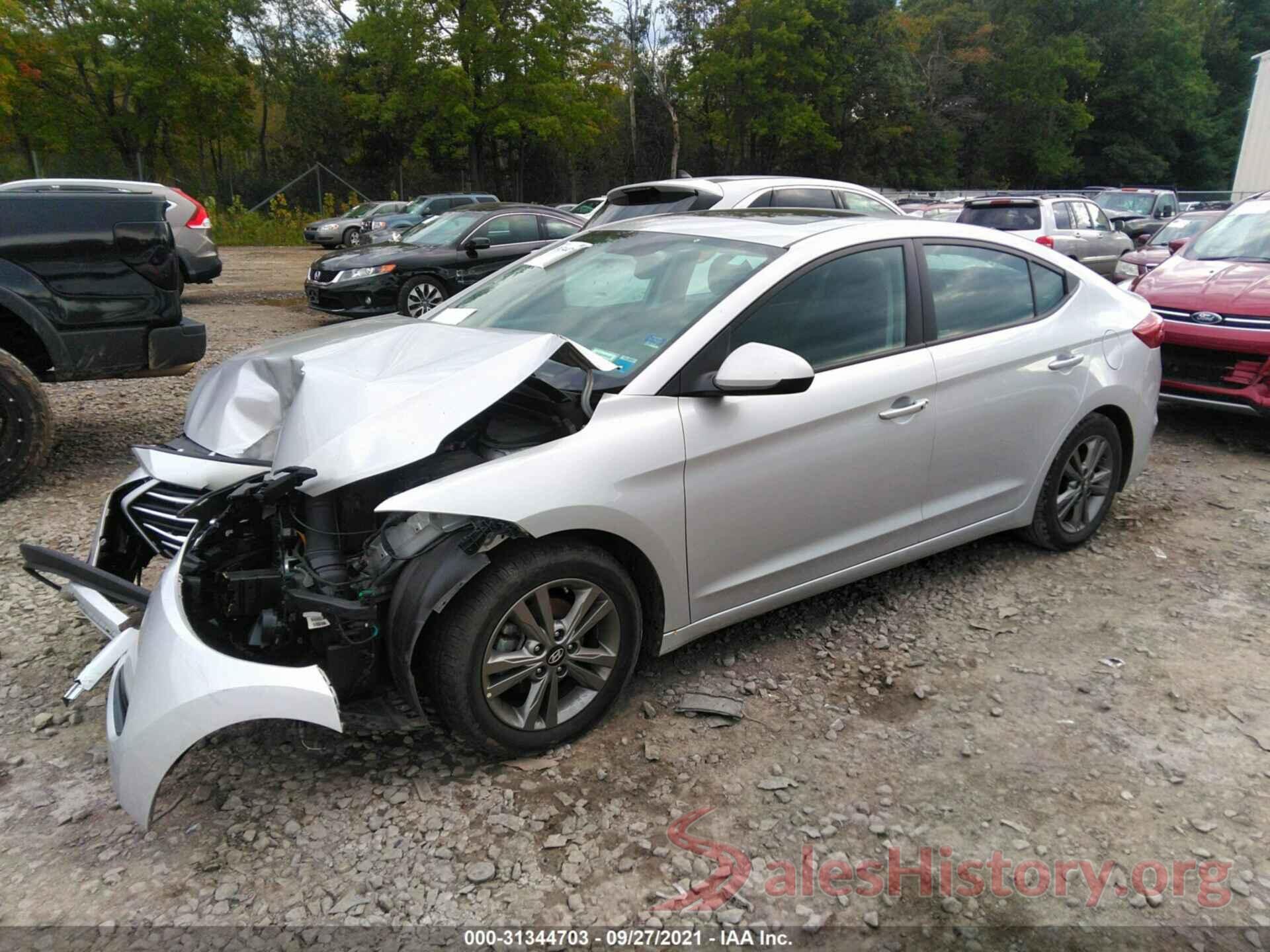 5NPD84LF7JH292252 2018 HYUNDAI ELANTRA