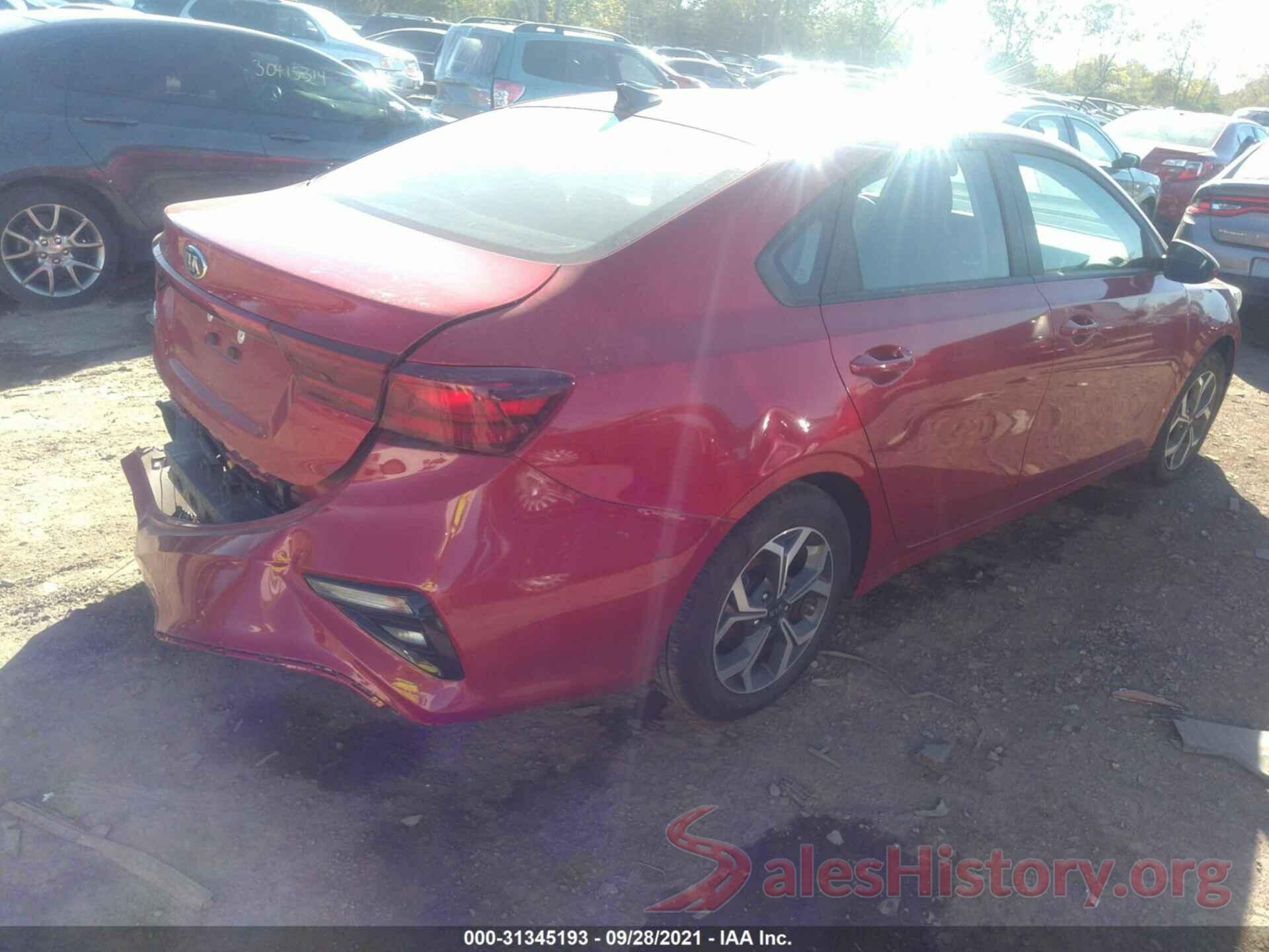 3KPF24AD1LE248010 2020 KIA FORTE