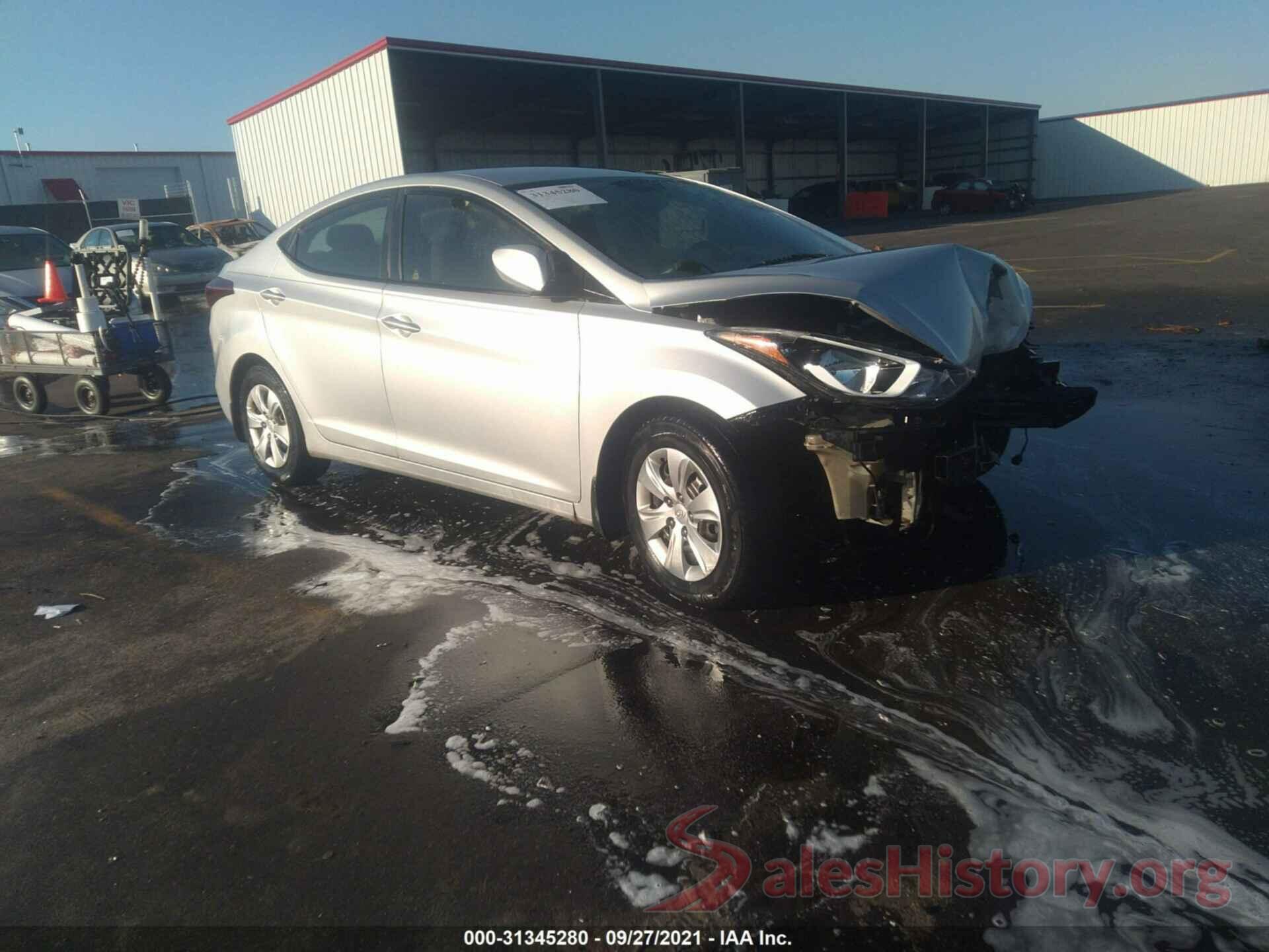 KMHDH4AE8GU517038 2016 HYUNDAI ELANTRA