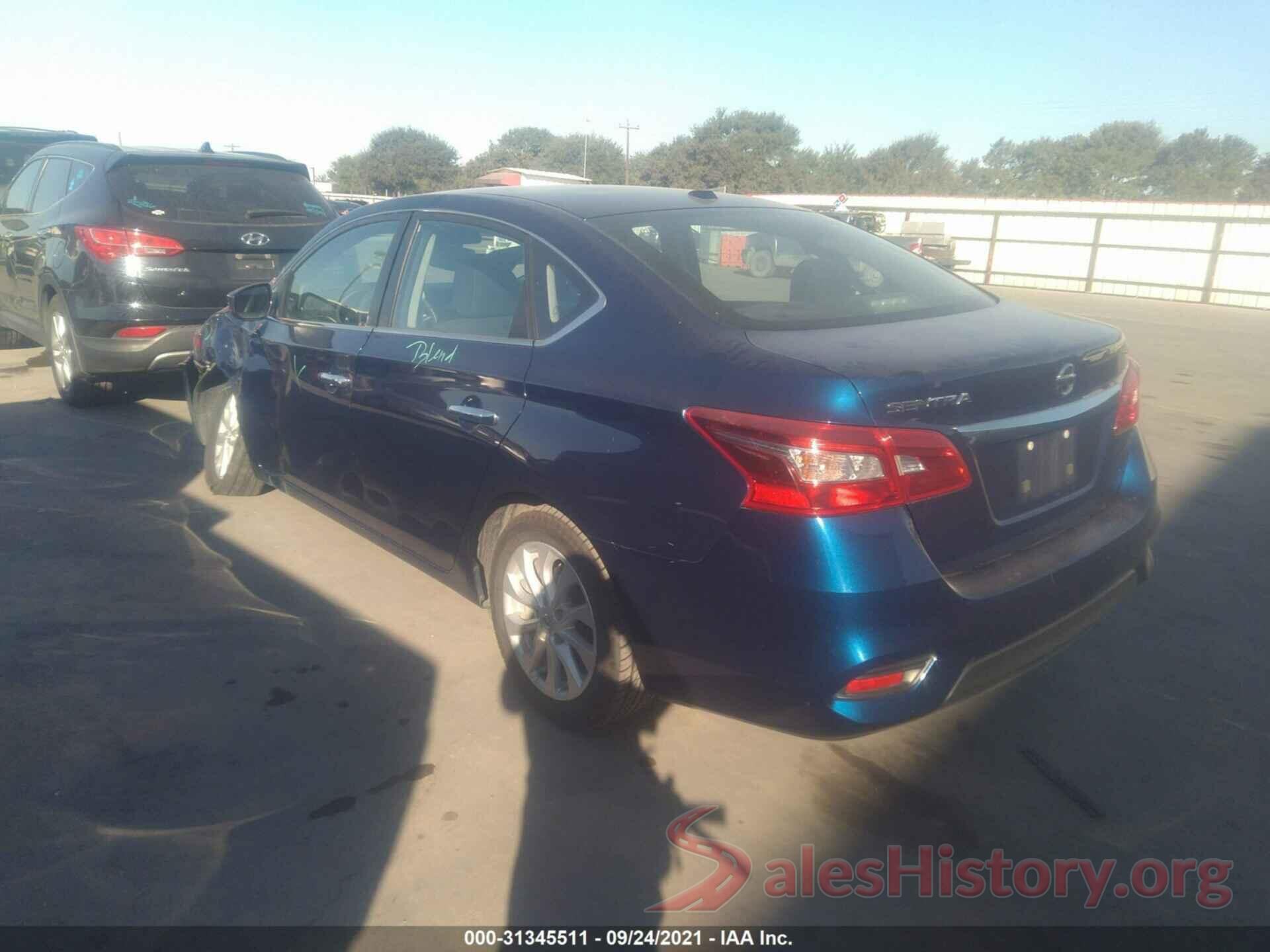 3N1AB7AP7KY360672 2019 NISSAN SENTRA