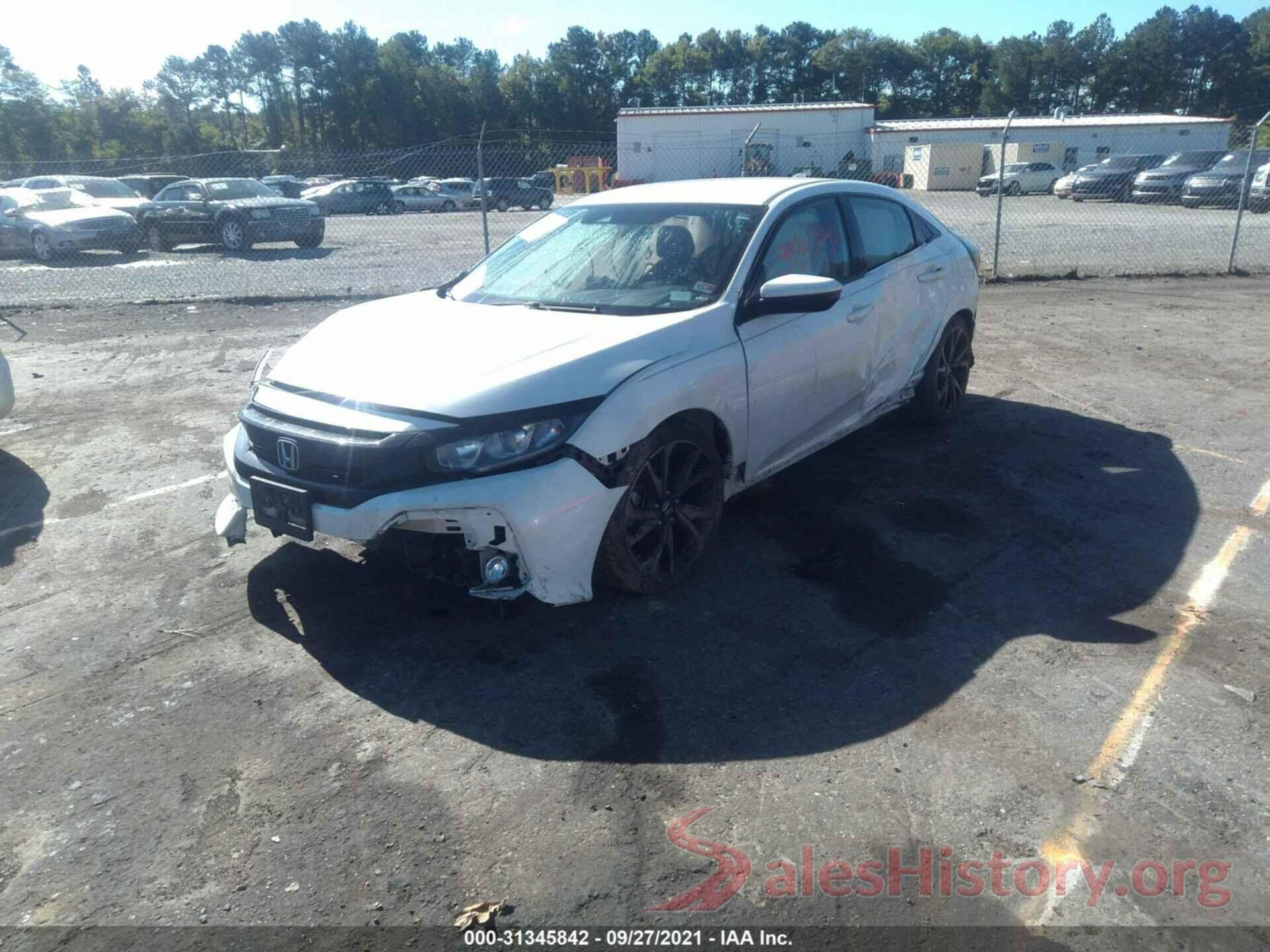 SHHFK7H47KU221327 2019 HONDA CIVIC HATCHBACK