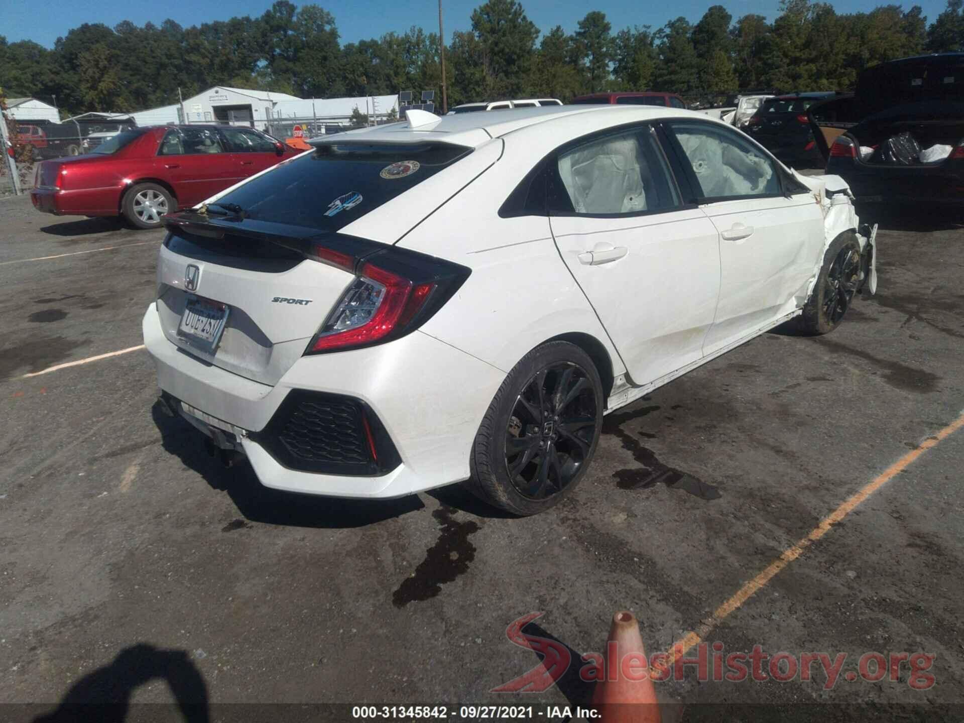 SHHFK7H47KU221327 2019 HONDA CIVIC HATCHBACK