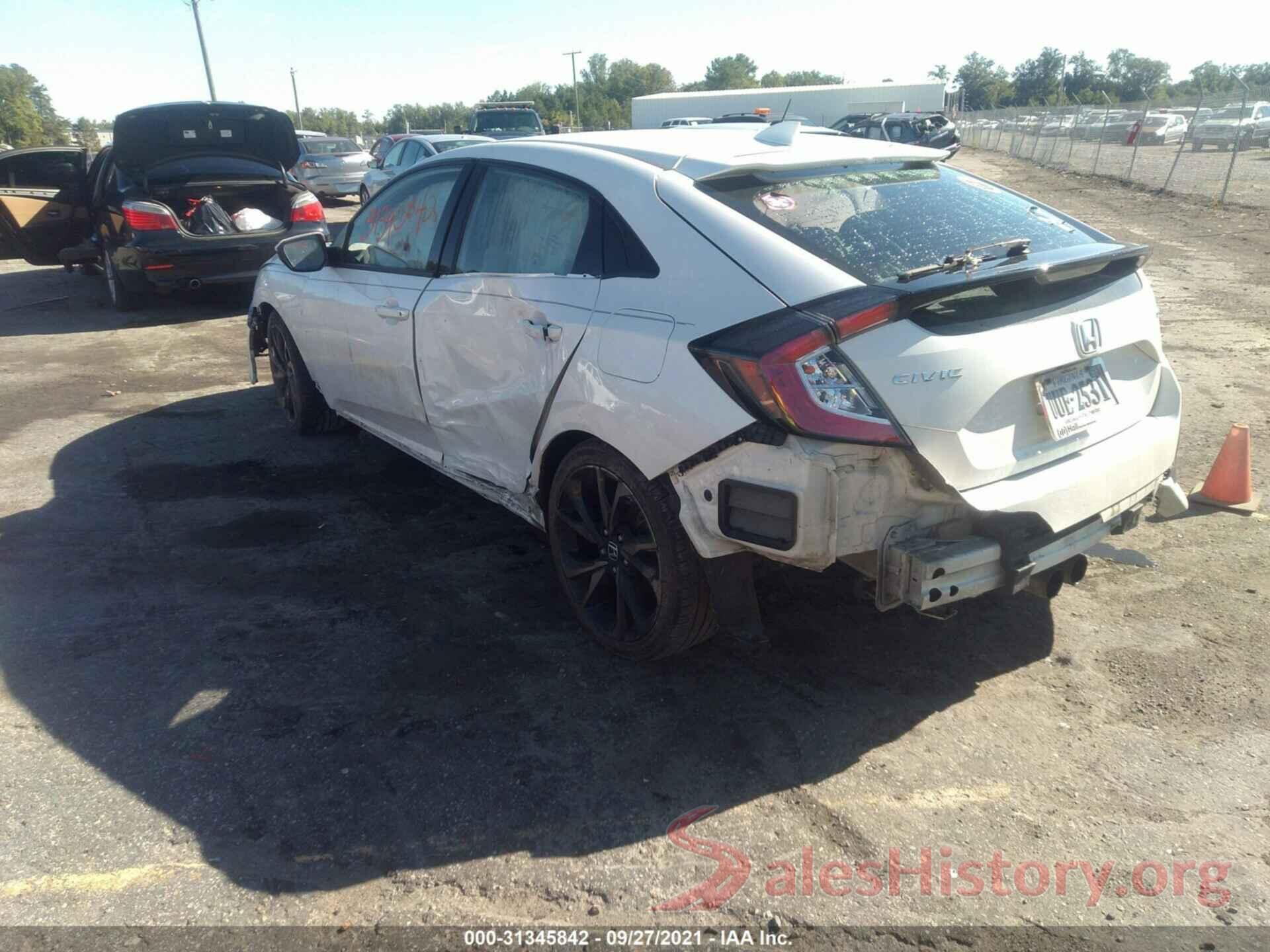 SHHFK7H47KU221327 2019 HONDA CIVIC HATCHBACK