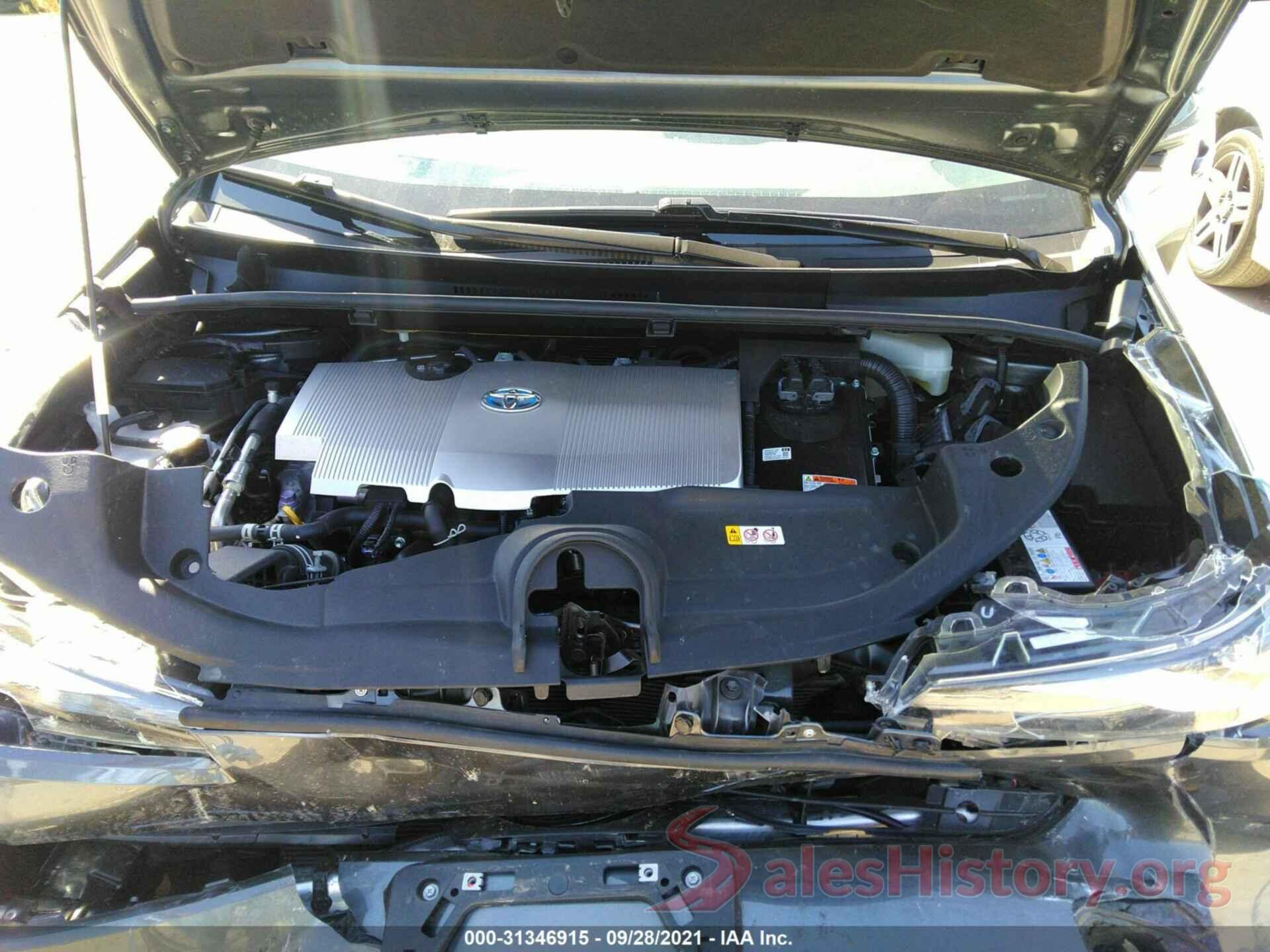 JTDL9MFU6M3025574 2021 TOYOTA PRIUS