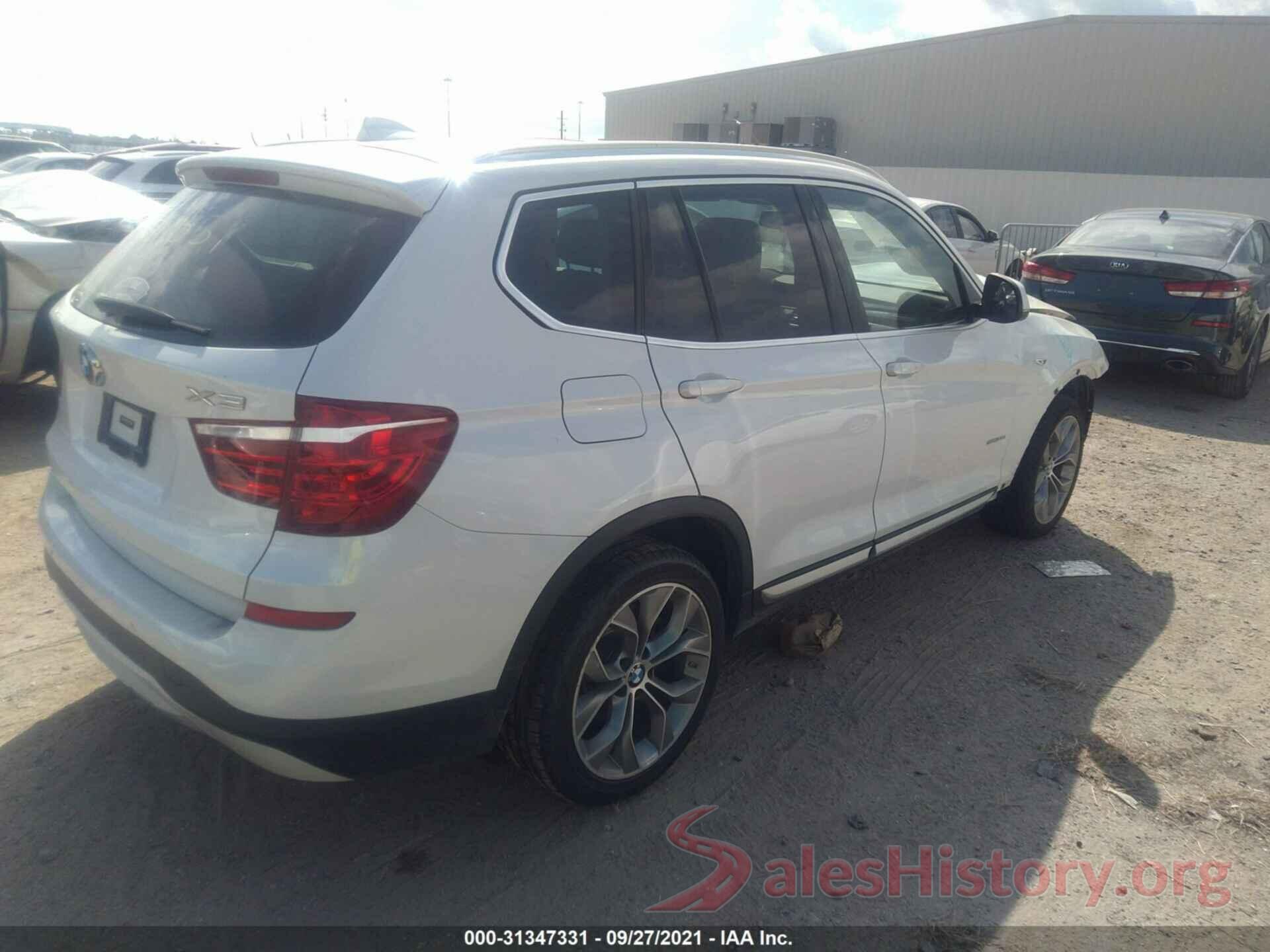 5UXWZ7C31H0V94395 2017 BMW X3