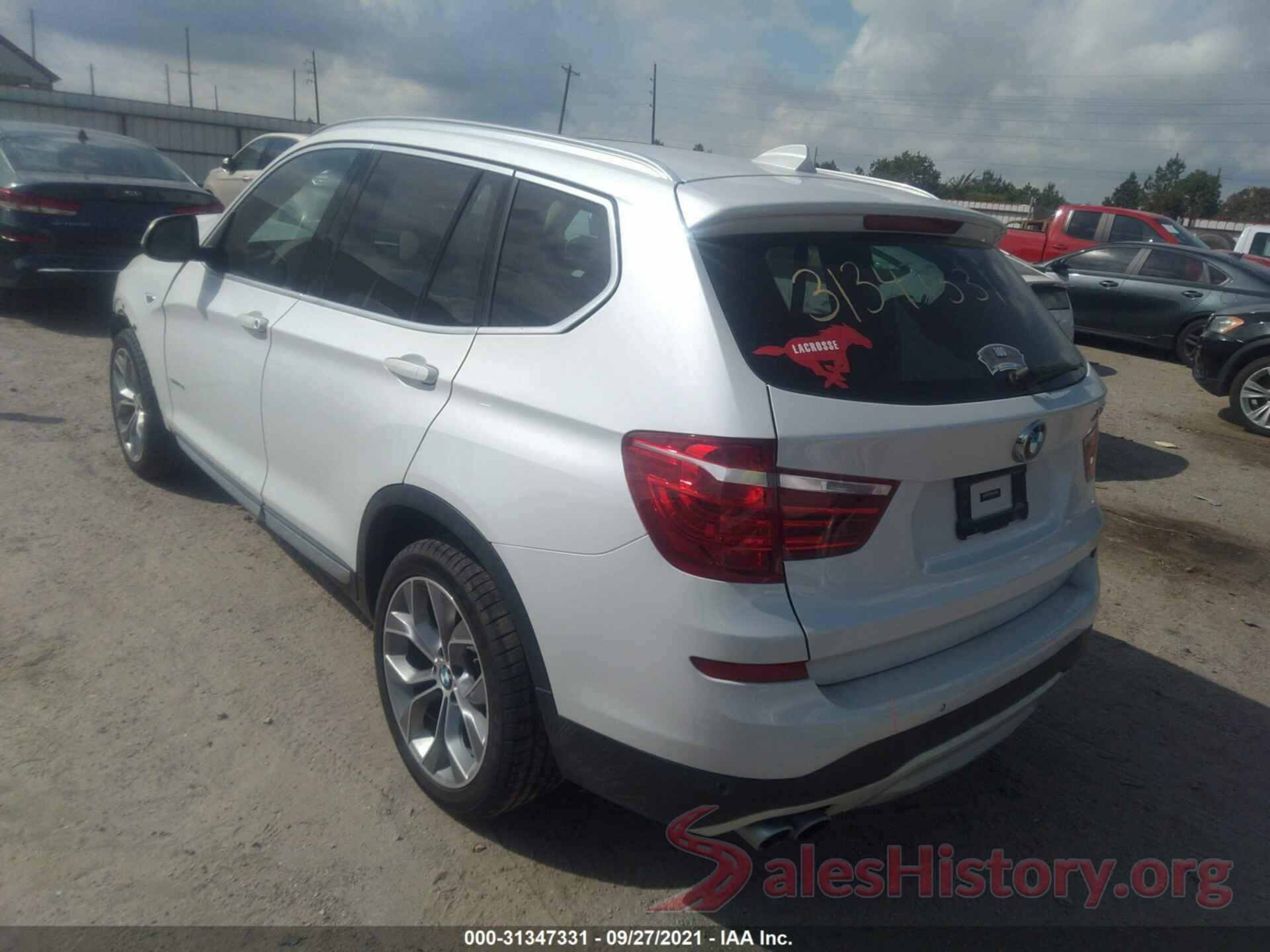 5UXWZ7C31H0V94395 2017 BMW X3