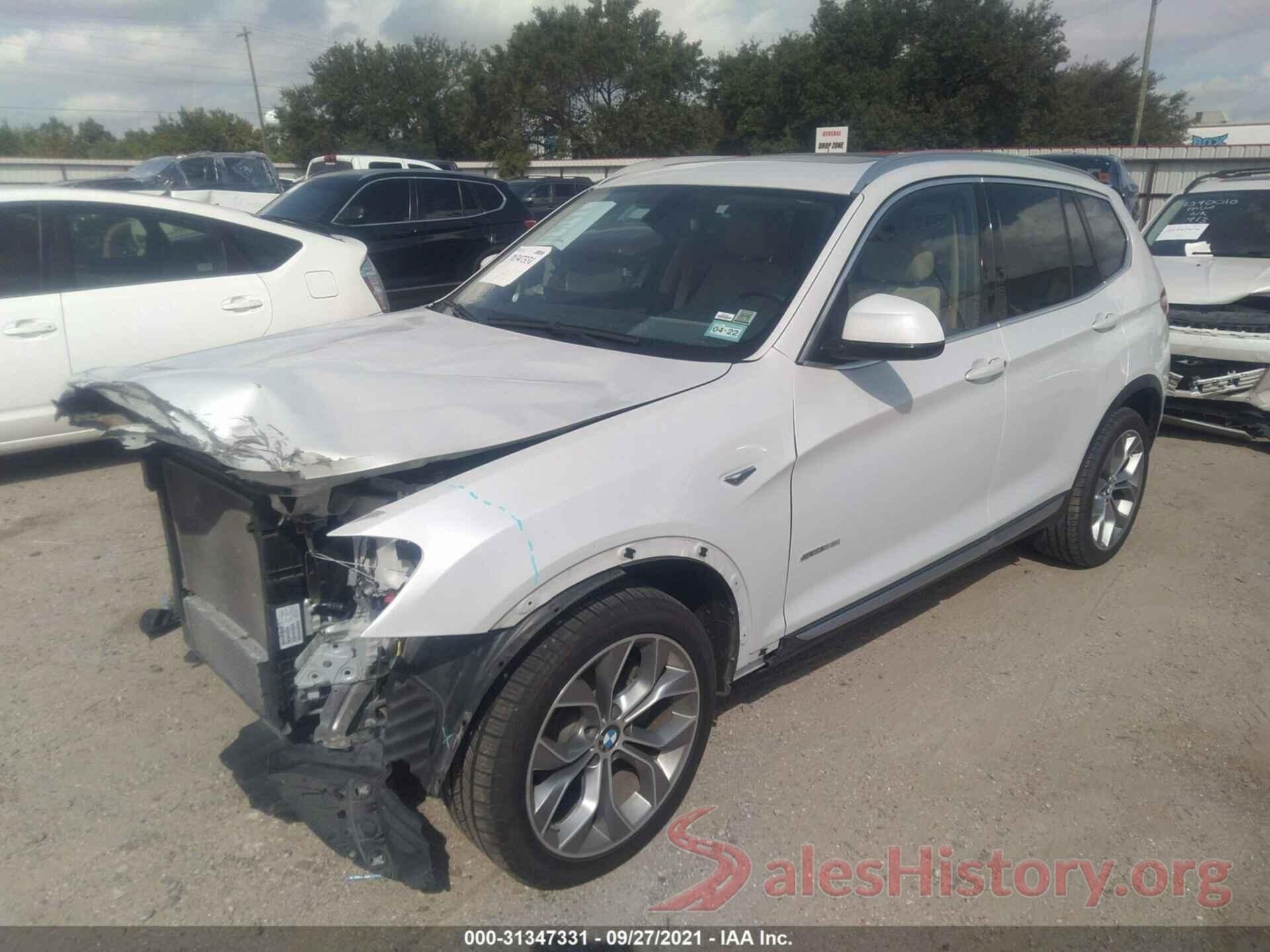 5UXWZ7C31H0V94395 2017 BMW X3