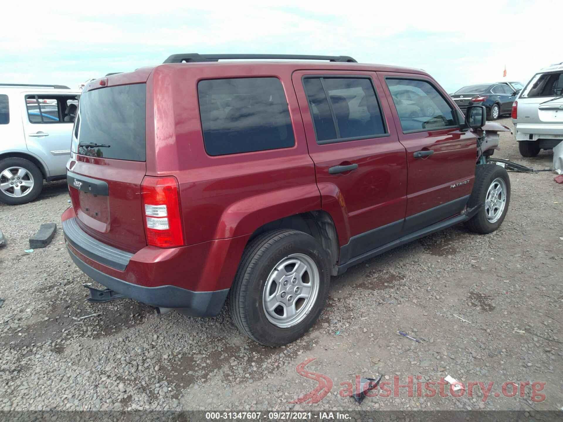 1C4NJPBA9GD710518 2016 JEEP PATRIOT