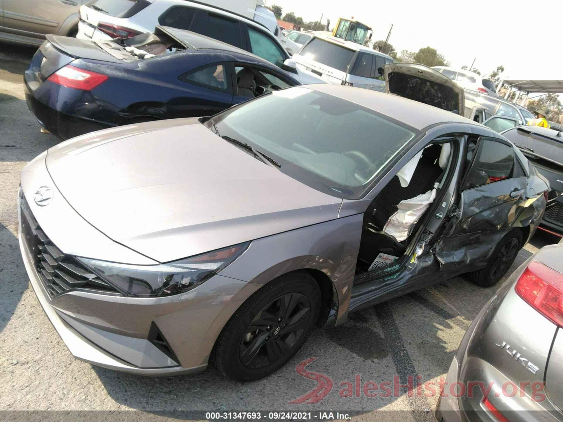 KMHLS4AG4MU120825 2021 HYUNDAI ELANTRA