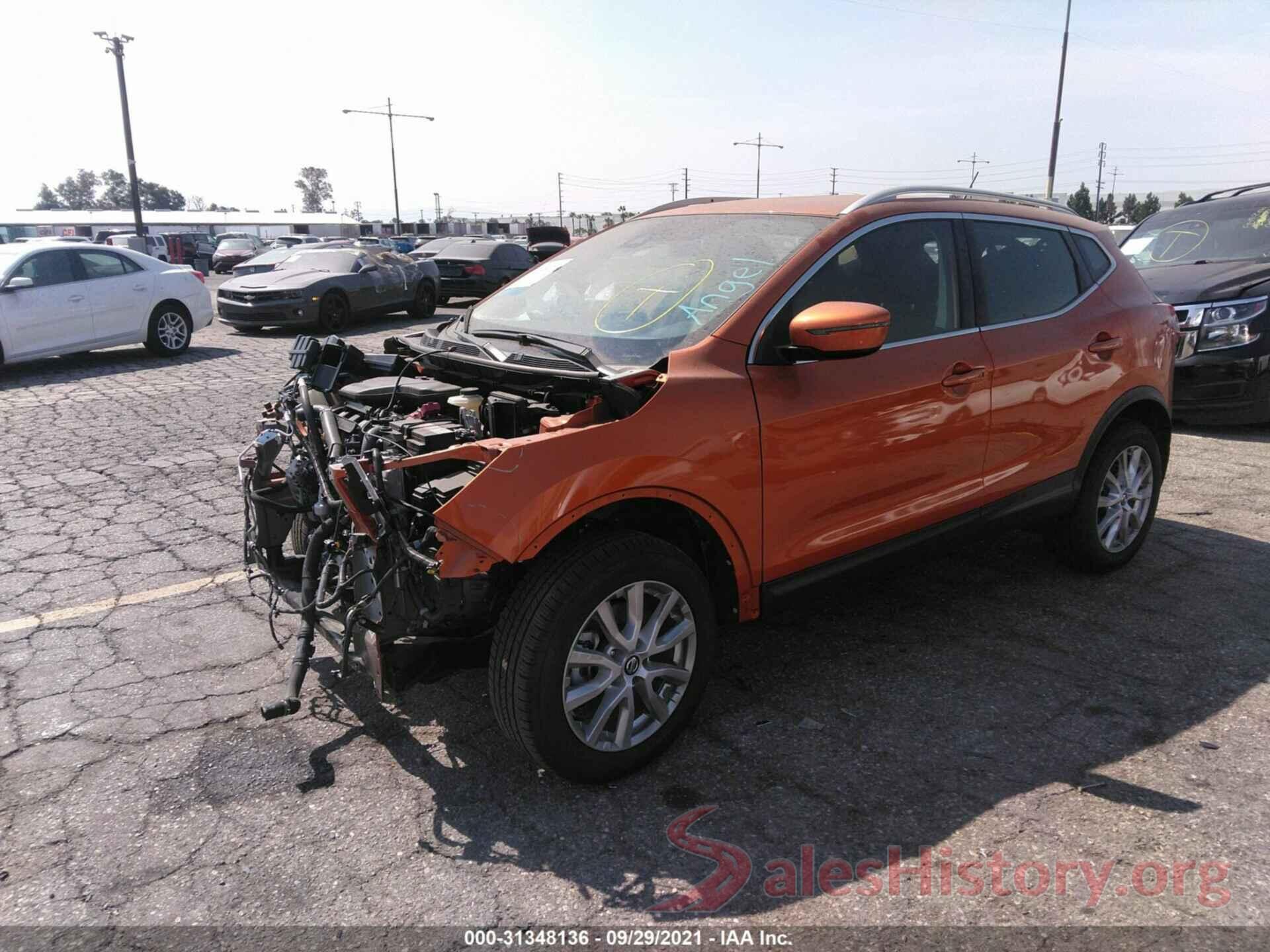 JN1BJ1BV3MW308256 2021 NISSAN ROGUE SPORT