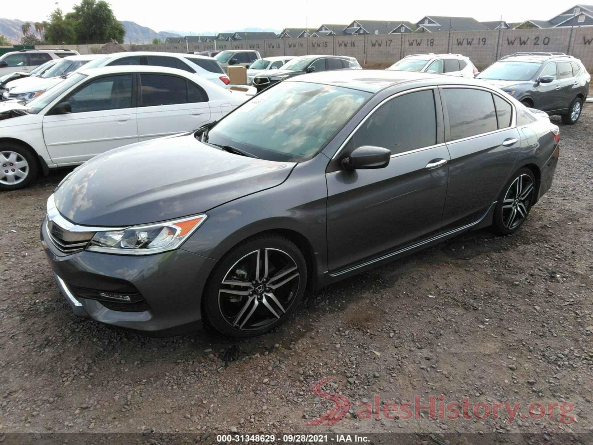 1HGCR2F51GA090010 2016 HONDA ACCORD SEDAN