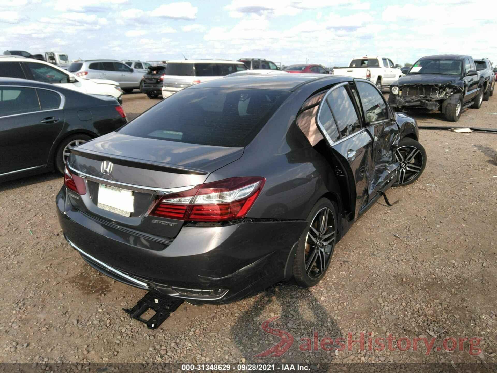 1HGCR2F51GA090010 2016 HONDA ACCORD SEDAN