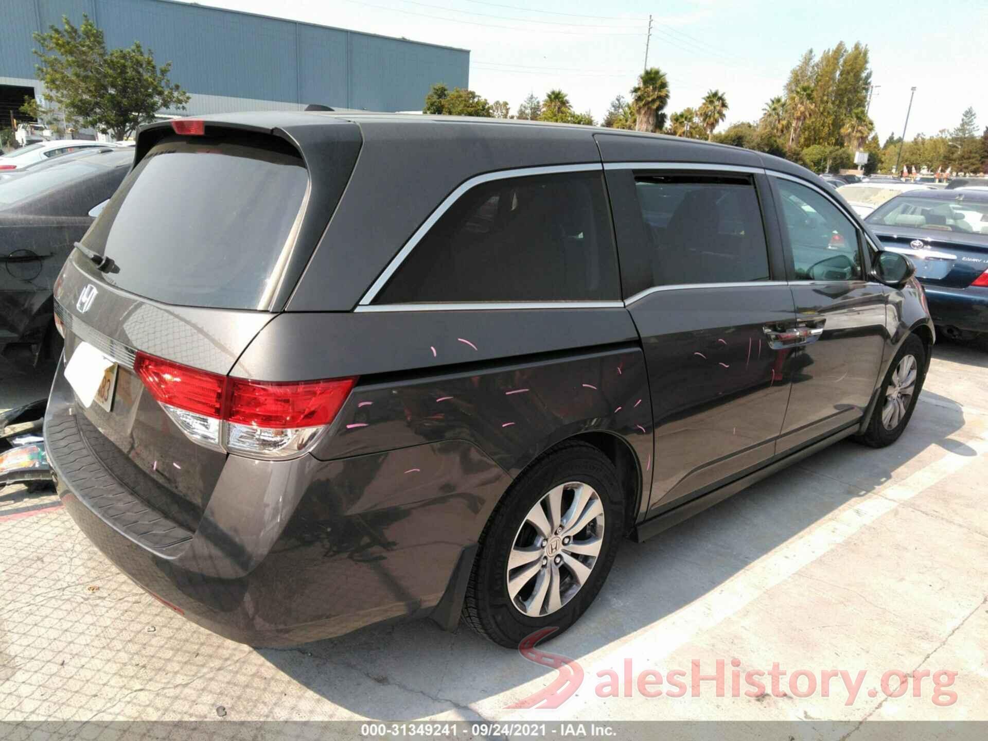 5FNRL5H60GB073384 2016 HONDA ODYSSEY