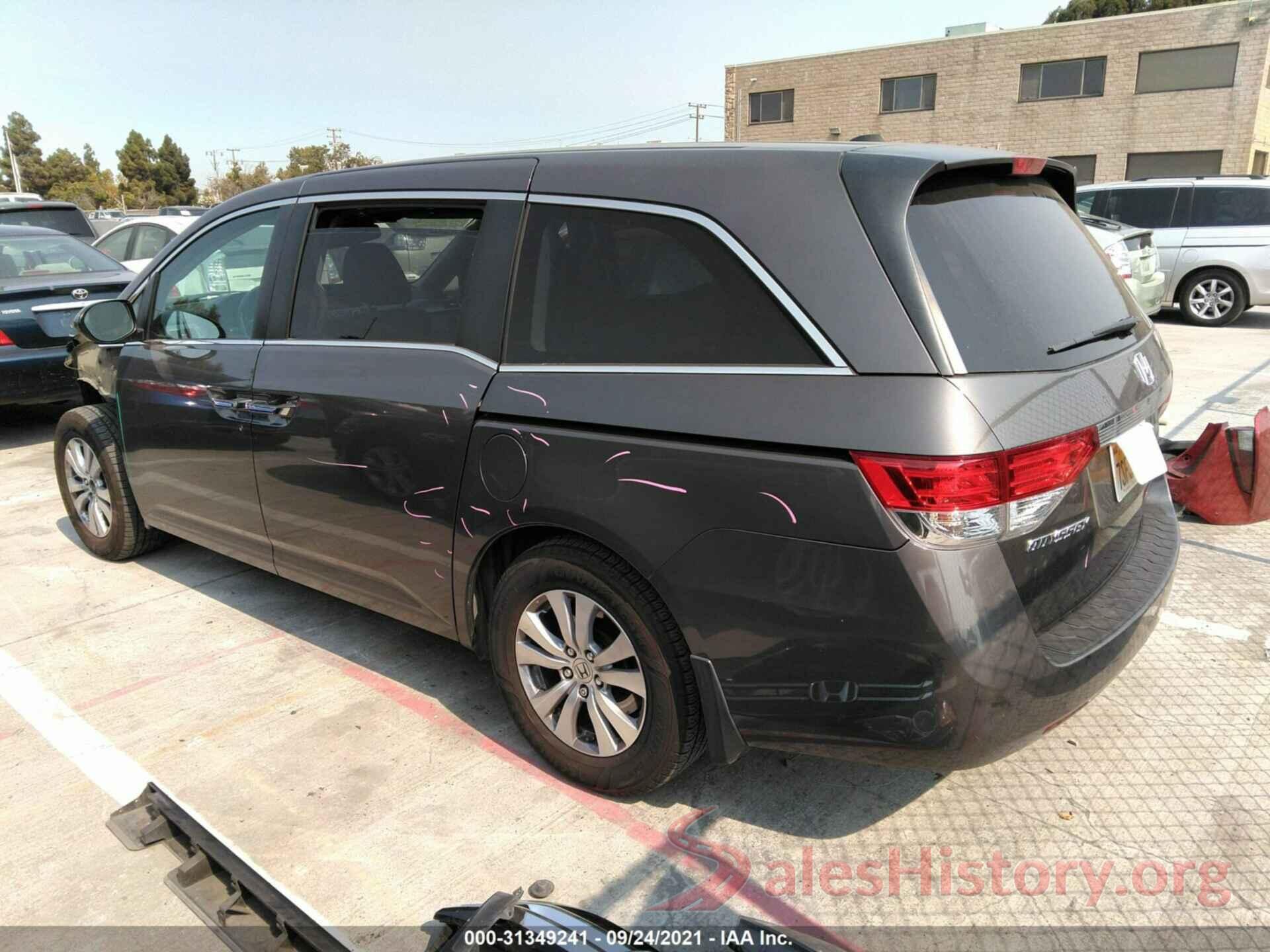 5FNRL5H60GB073384 2016 HONDA ODYSSEY