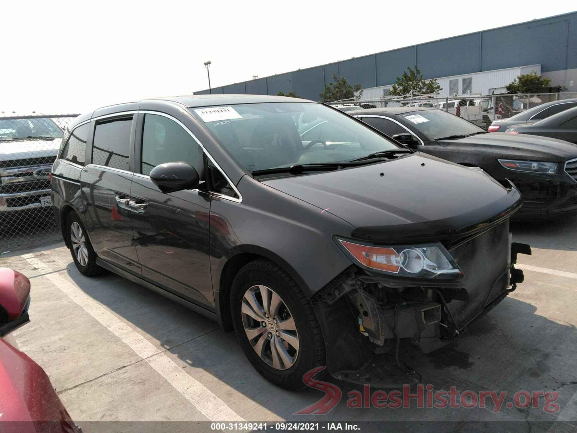 5FNRL5H60GB073384 2016 HONDA ODYSSEY