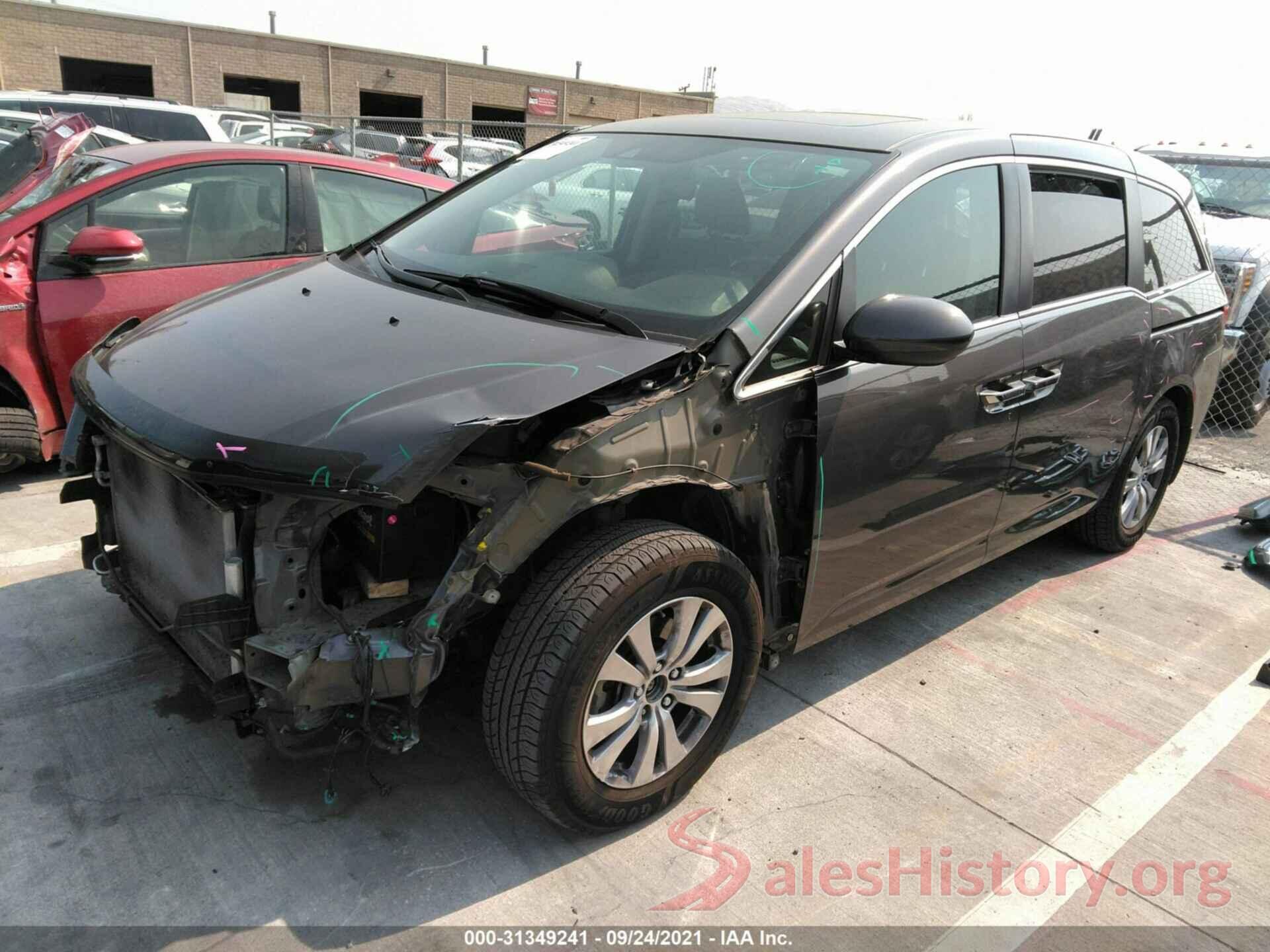 5FNRL5H60GB073384 2016 HONDA ODYSSEY