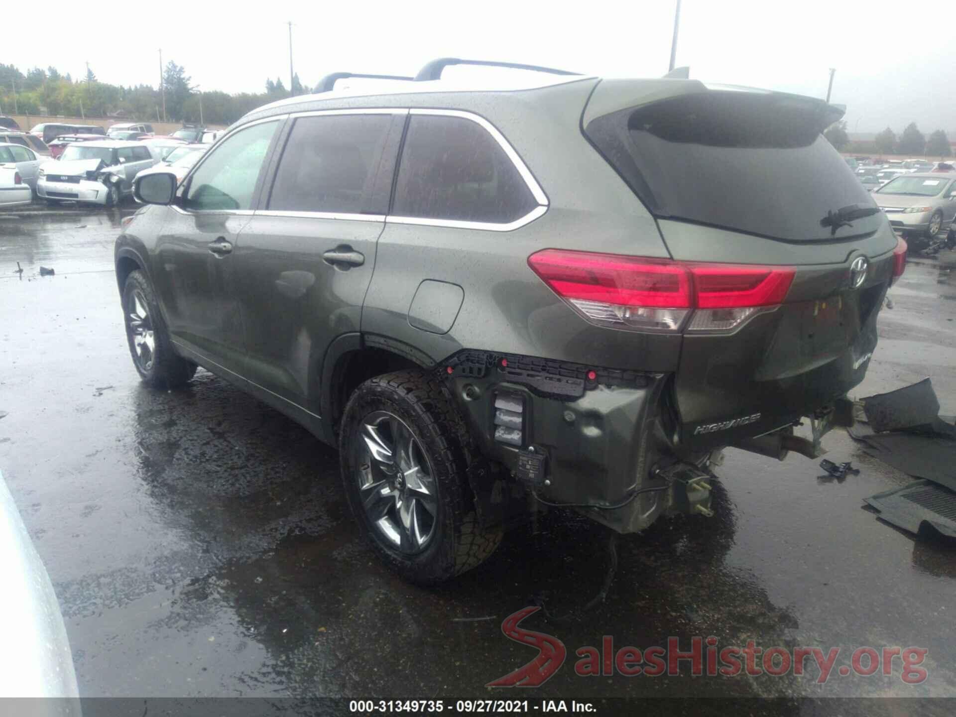 5TDDZRFH7KS991643 2019 TOYOTA HIGHLANDER